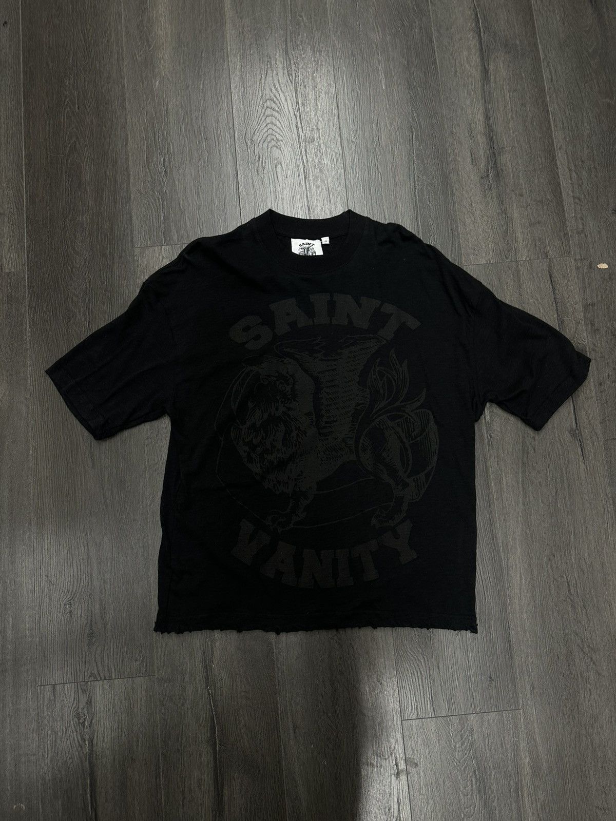 Saint Vanity Saint vanity "Monochromatic" Black griffin tee m Size US M / EU 48-50 / 2 - 1 Thumbnail