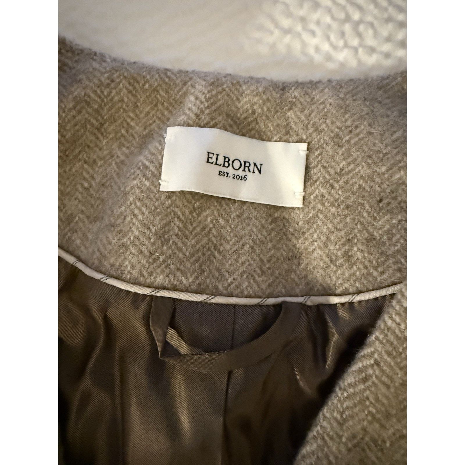 Other Elborn Wool Alpaca Mohair Tan Beige Coat Gold Buttons M Size M / US 6-8 / IT 42-44 - 2 Thumbnail