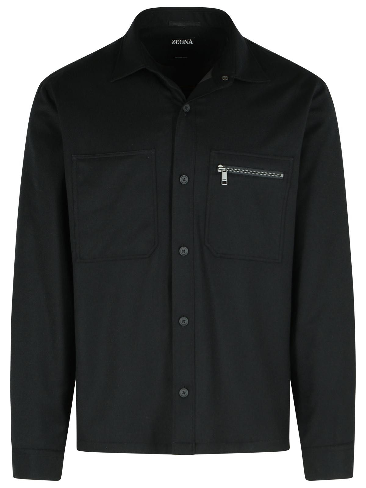ZEGNA Black Wool Jacket