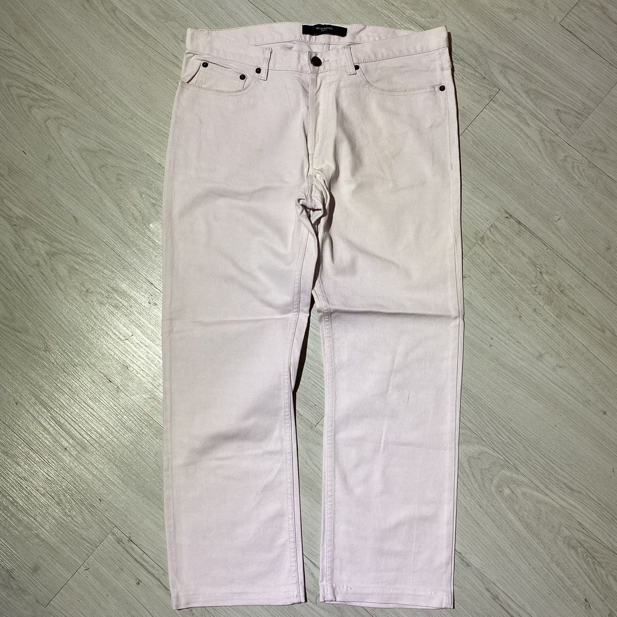 Designer × Givenchy Givenchy Light Pink Slim Jeans Size US 33 - 2 Thumbnail