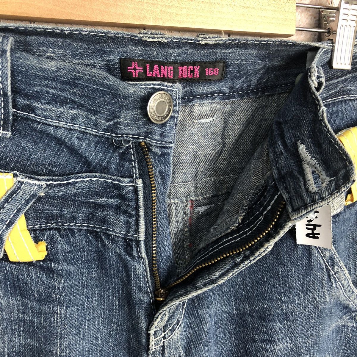 Japanese Brand Lang Rock Blue Double Waist Blue Denim Pants #A447 Size US 28 / EU 44 - 13 Thumbnail
