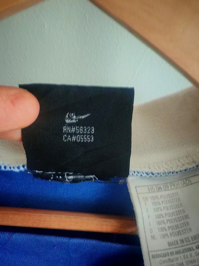 Nike Italy 95/96 Nike Home Jersey Zola #10 Vintage L Size US L / EU 52-54 / 3 - 9 Thumbnail