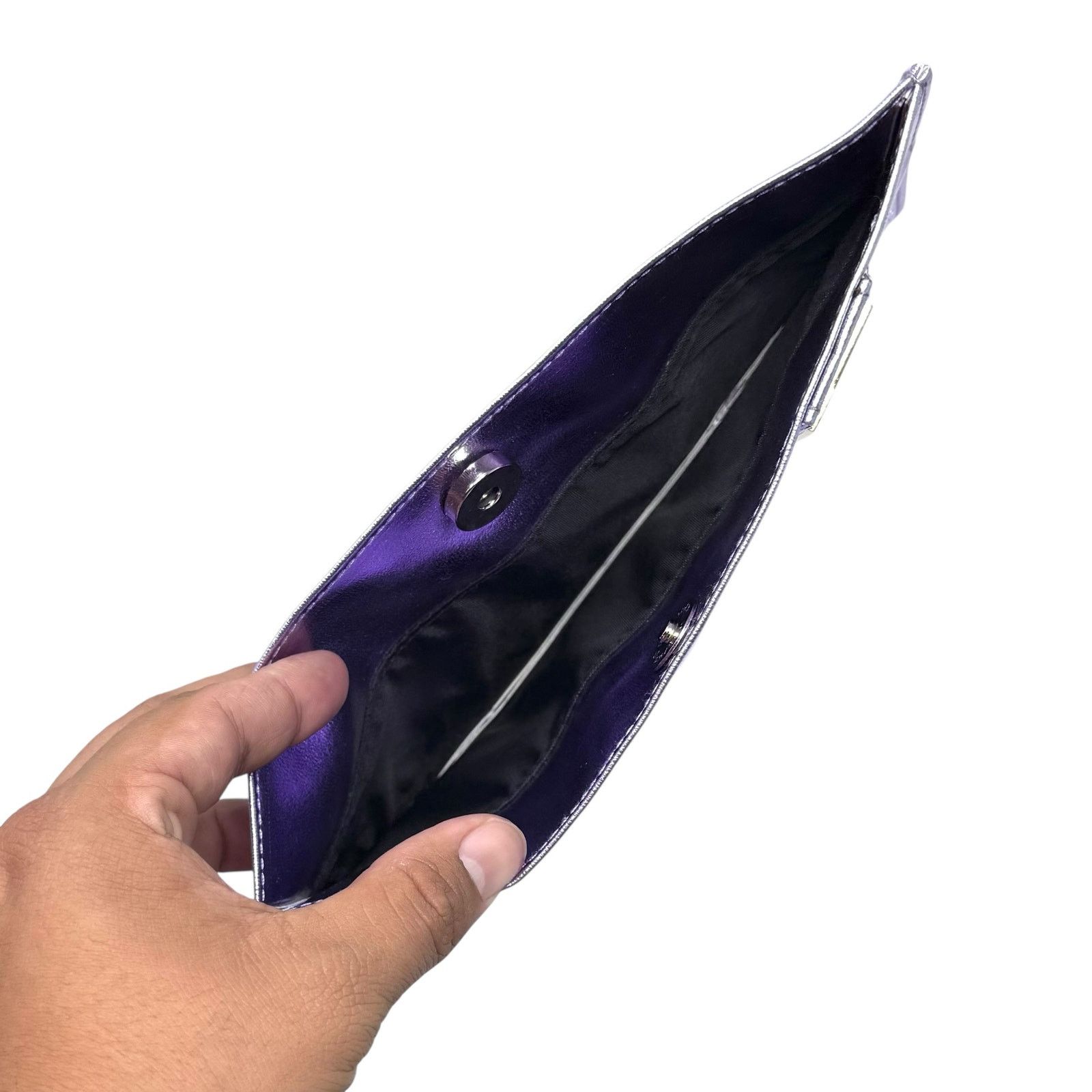 Saint Laurent Paris YSL Beaute Purple Long Wallet Size ONE SIZE - 4 Thumbnail