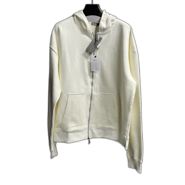 Dior Dior White Logo Hooded Zip Sweatshirt Size US XXL / EU 58 / 5 - 1 Thumbnail