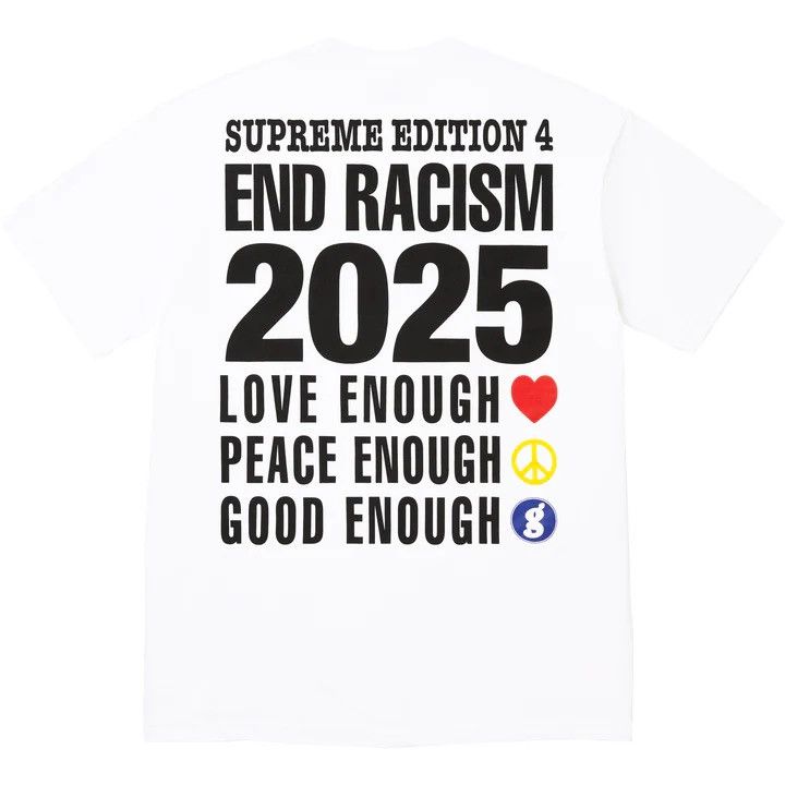 GOODENOUGH × Supreme Supreme GOODENOUGH End Racism Tee Size US XL / EU 56 / 4 - 2 Thumbnail