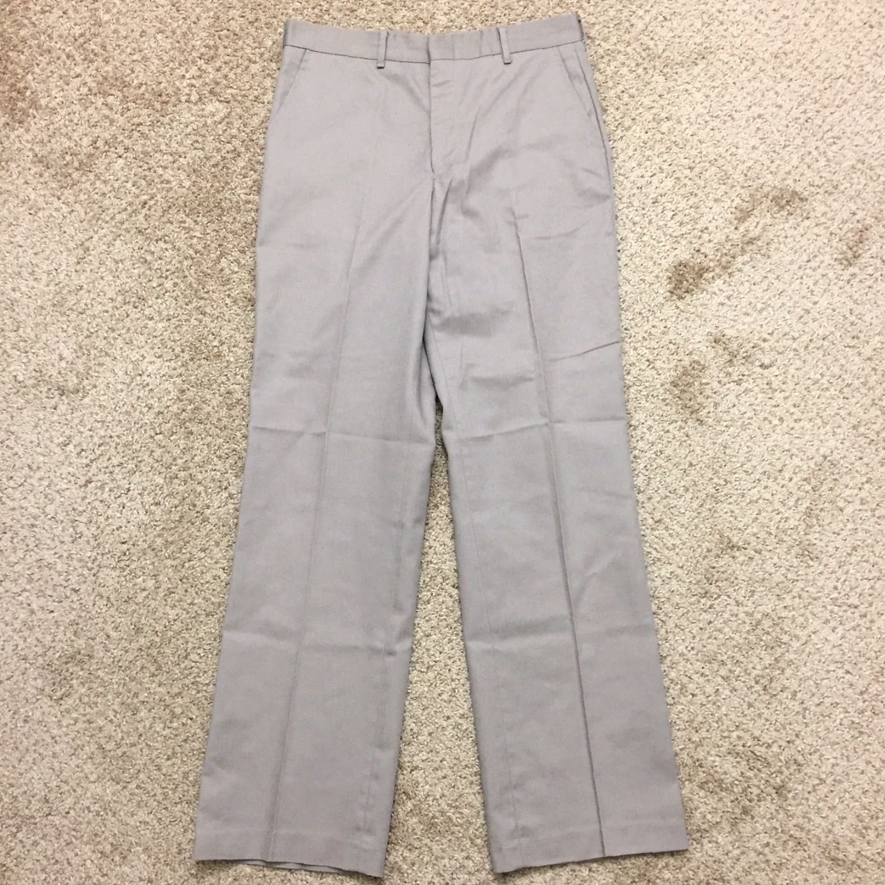 Vintage Knightsbridge Dress Pants Mens 32x32 Gray Flat Front USA Dress Pants Men 32 Gray Cotton Blend Flat Front Flats Front Pants Mens USA 32x32 Size US 32 / EU 48 - 2 Thumbnail