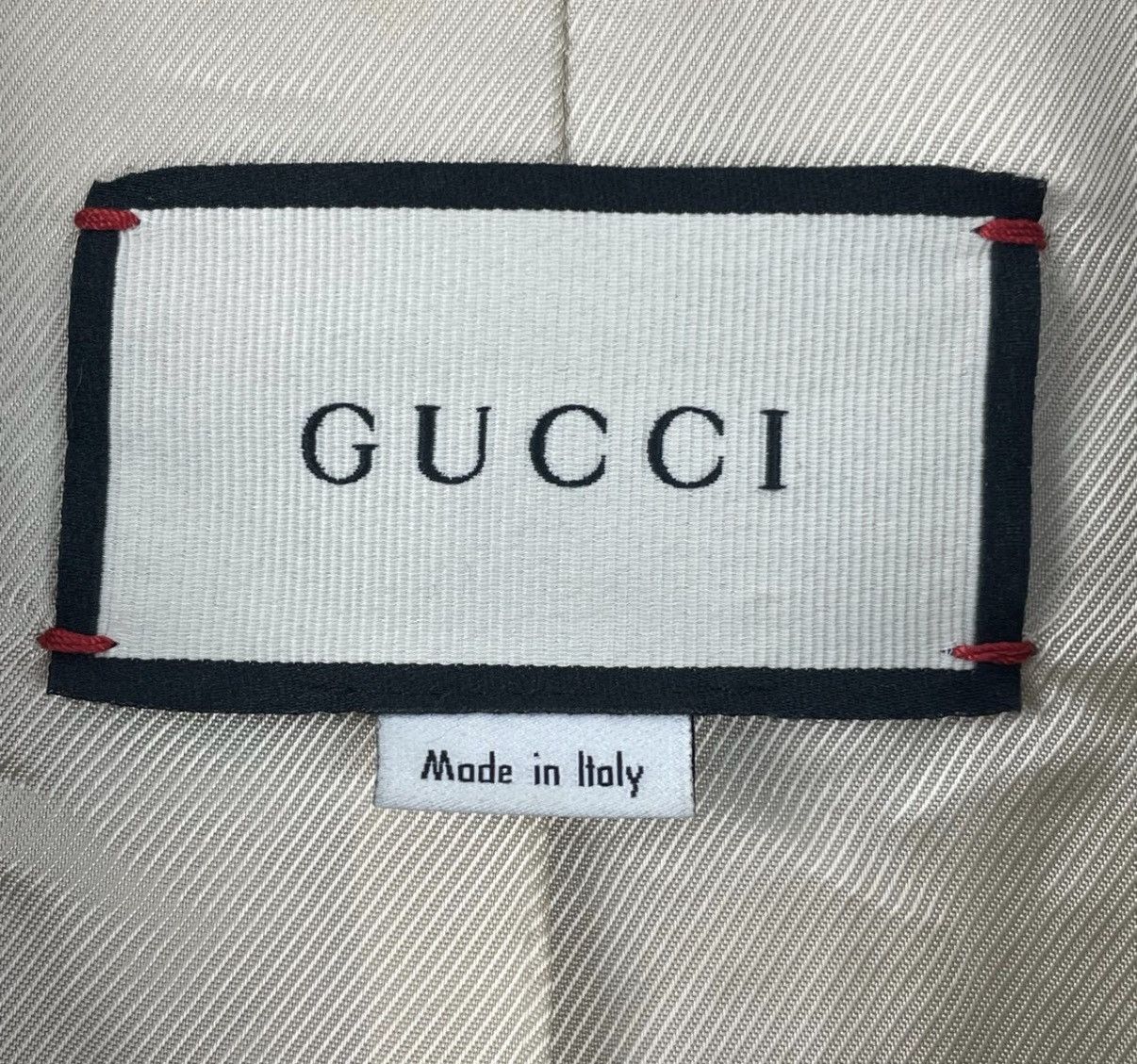 Gucci Gucci/Double G All-Over Print Tweed Coat K12 Size XS / US 0-2 / IT 36-38 - 3 Thumbnail