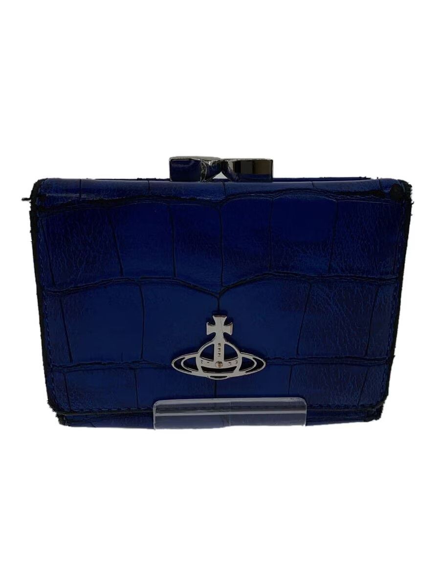 Vivienne Westwood Crocodile Embossed Leather Orb Wallet Size ONE SIZE - 1 Thumbnail