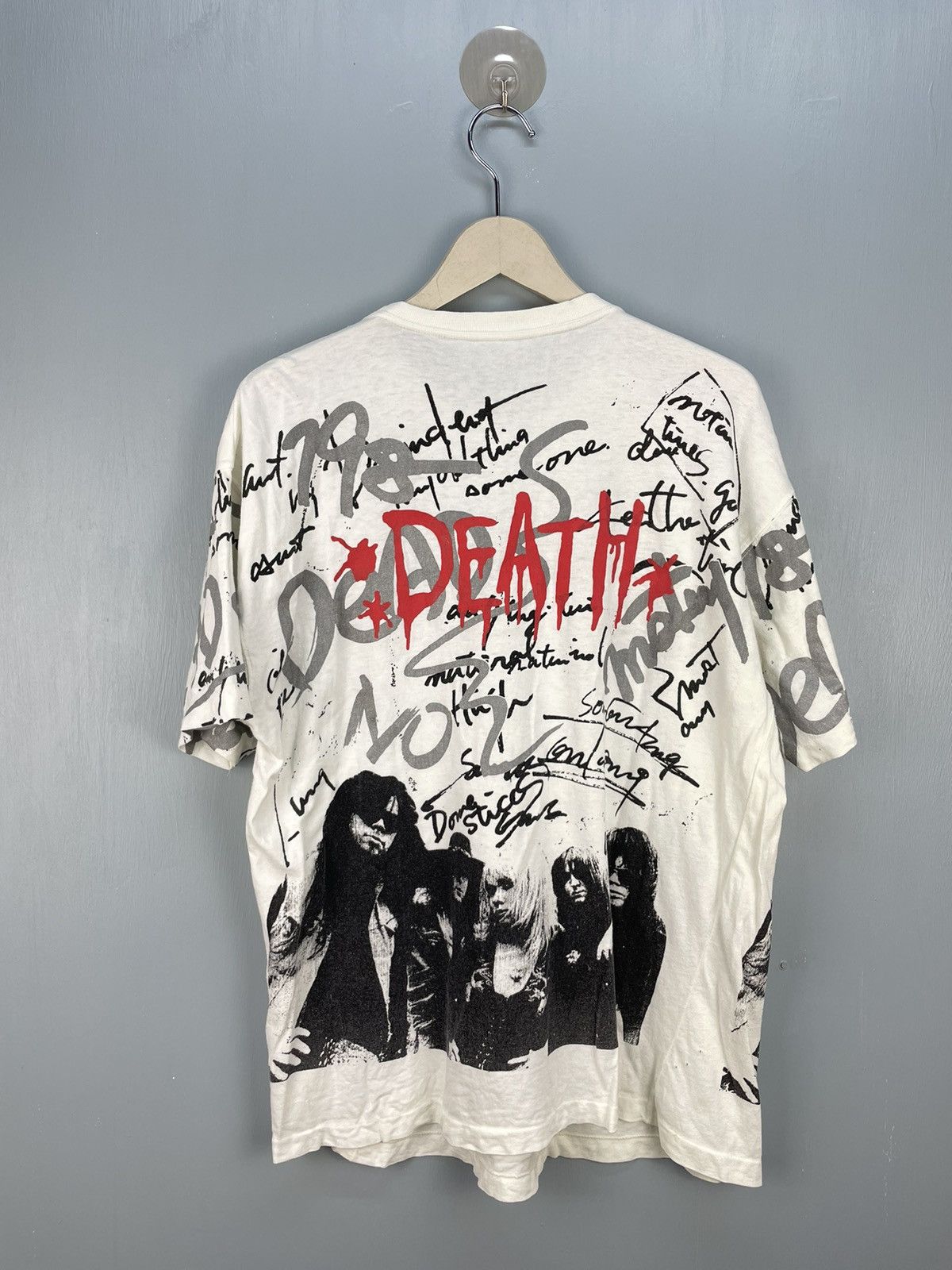 Band Tees Vintage 90s Death American Metal Band AOP promo t shirt Size US L / EU 52-54 / 3 - 2 Thumbnail