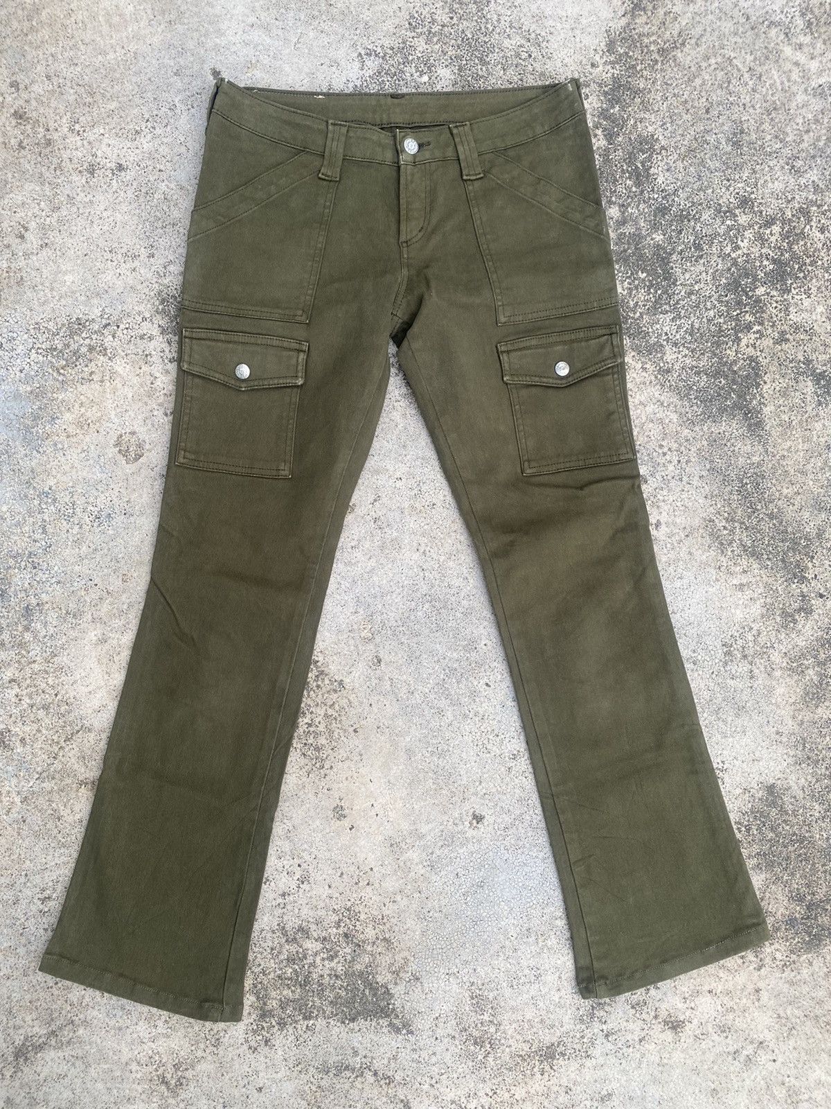 Japanese Brand Flare Jeans Cimarron Bushpant Strechable Bootcut Size US 29 - 3 Thumbnail