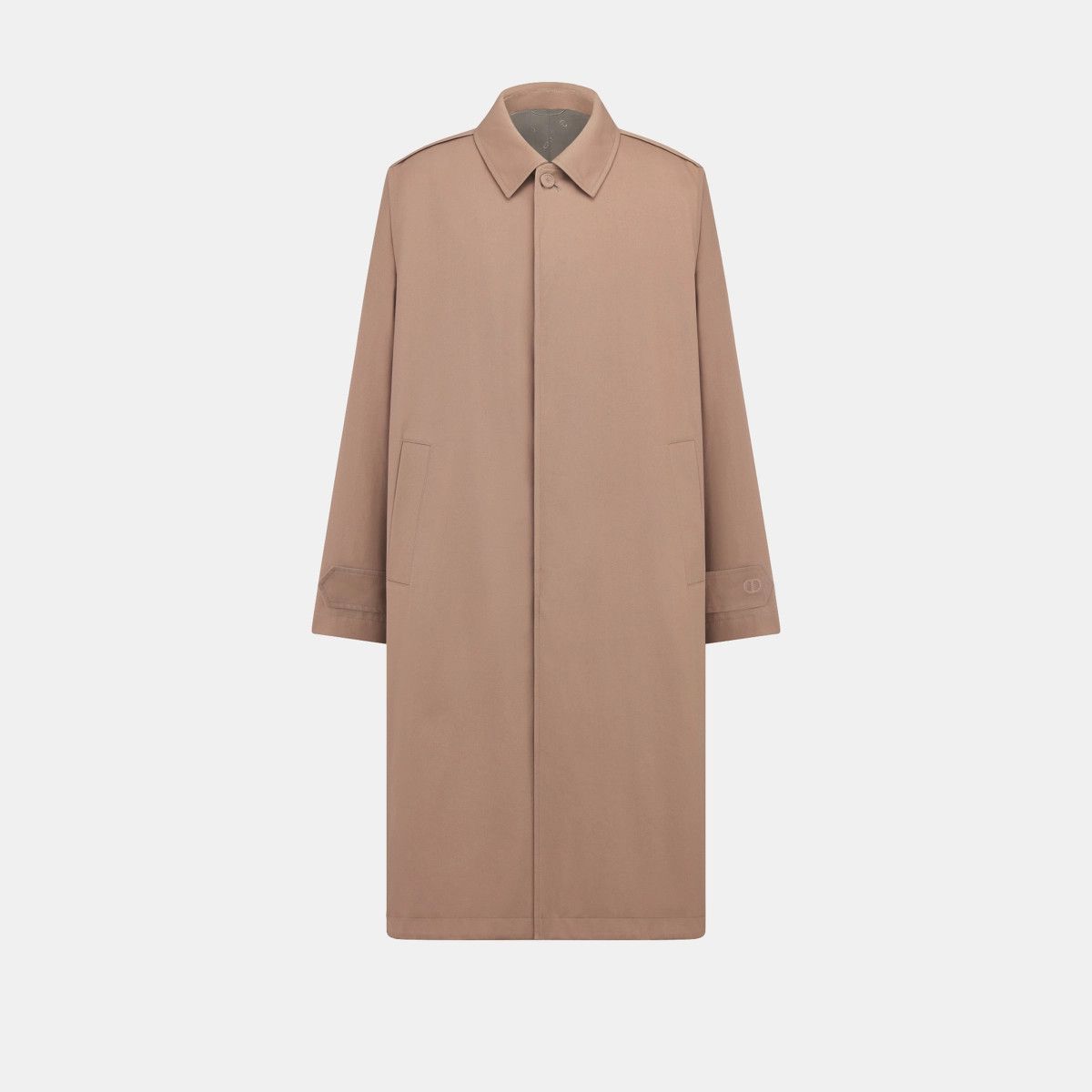 Dior o1bcso1str0326 CD Icon Embroidery Trench Coat in Beige Size US L / EU 52-54 / 3 - 1 Thumbnail