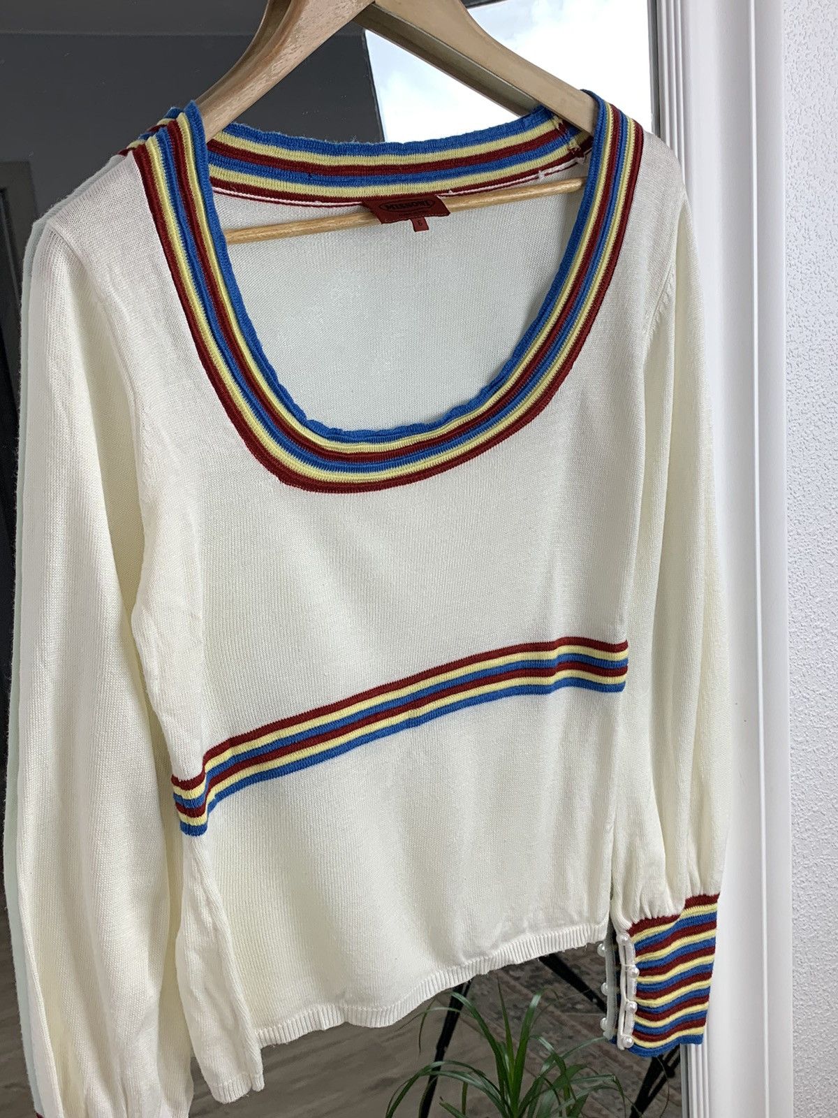 Missoni Missoni Vintage Blouse Y2K Cotton Jumper Size:6 Size M / US 6-8 / IT 42-44 - 4 Thumbnail