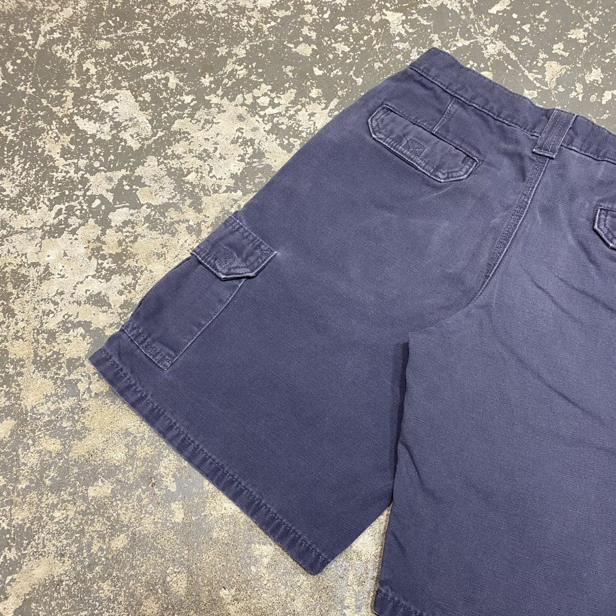 Carhartt × Vintage Vintage Carhartt Grey/Navy YYB164 BLS Cargo Workwear Shorts Size US 27 - 11 Thumbnail