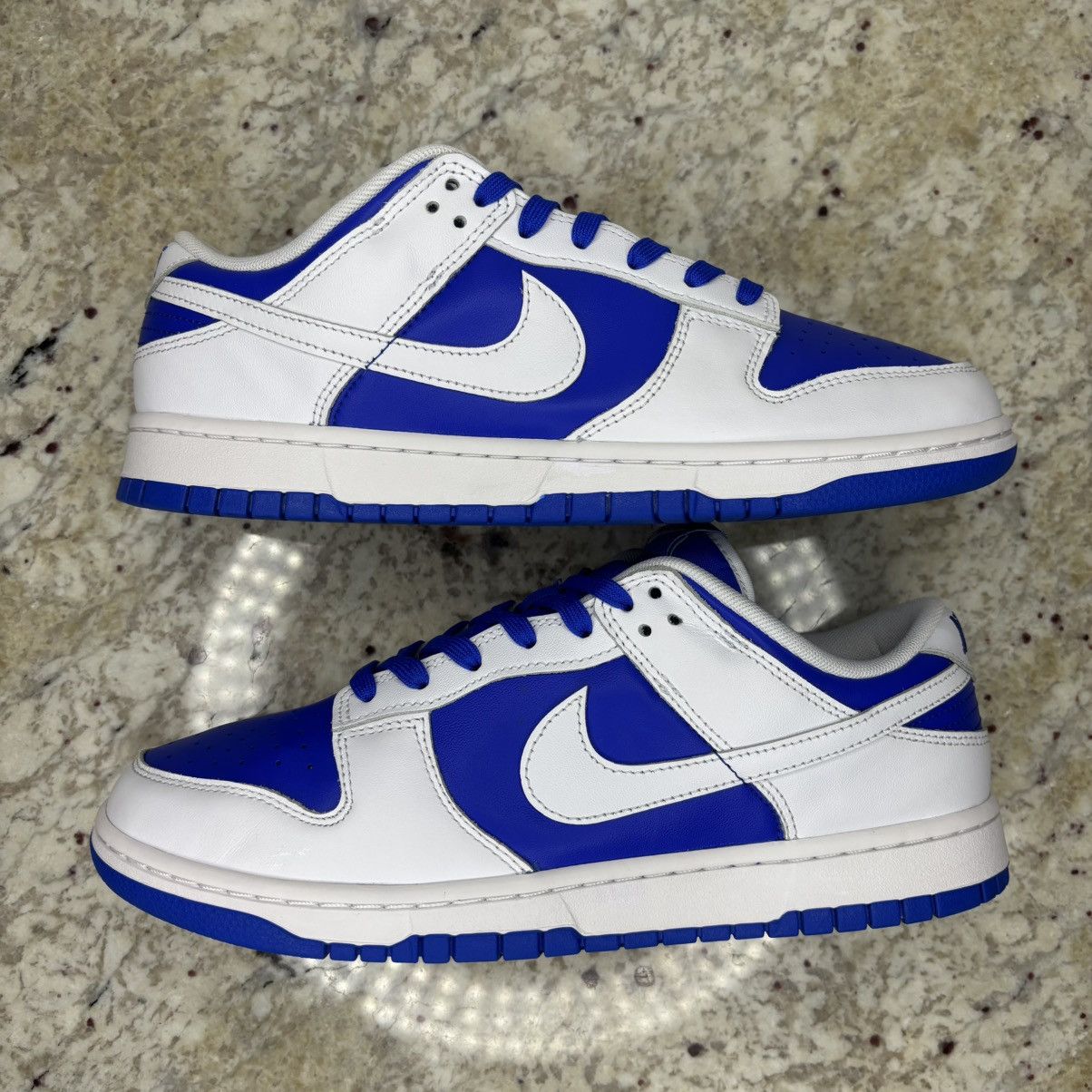 Nike Size 10.5 - Nike Dunk Low Racer Blue white Clean With Box Size US 10.5 / EU 43-44 - 2 Thumbnail