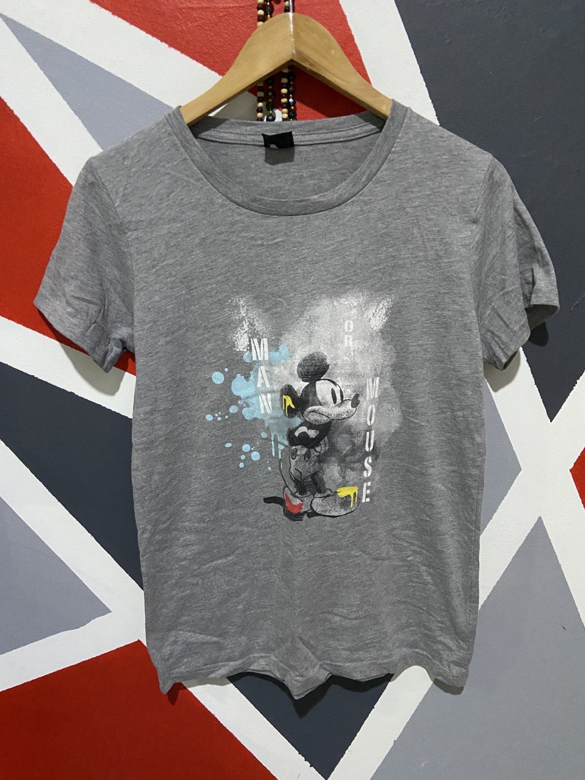 Mickey Mouse Mickey Mouse Tee - Man or Mouse Size US S / EU 44-46 / 1 - 1 Thumbnail