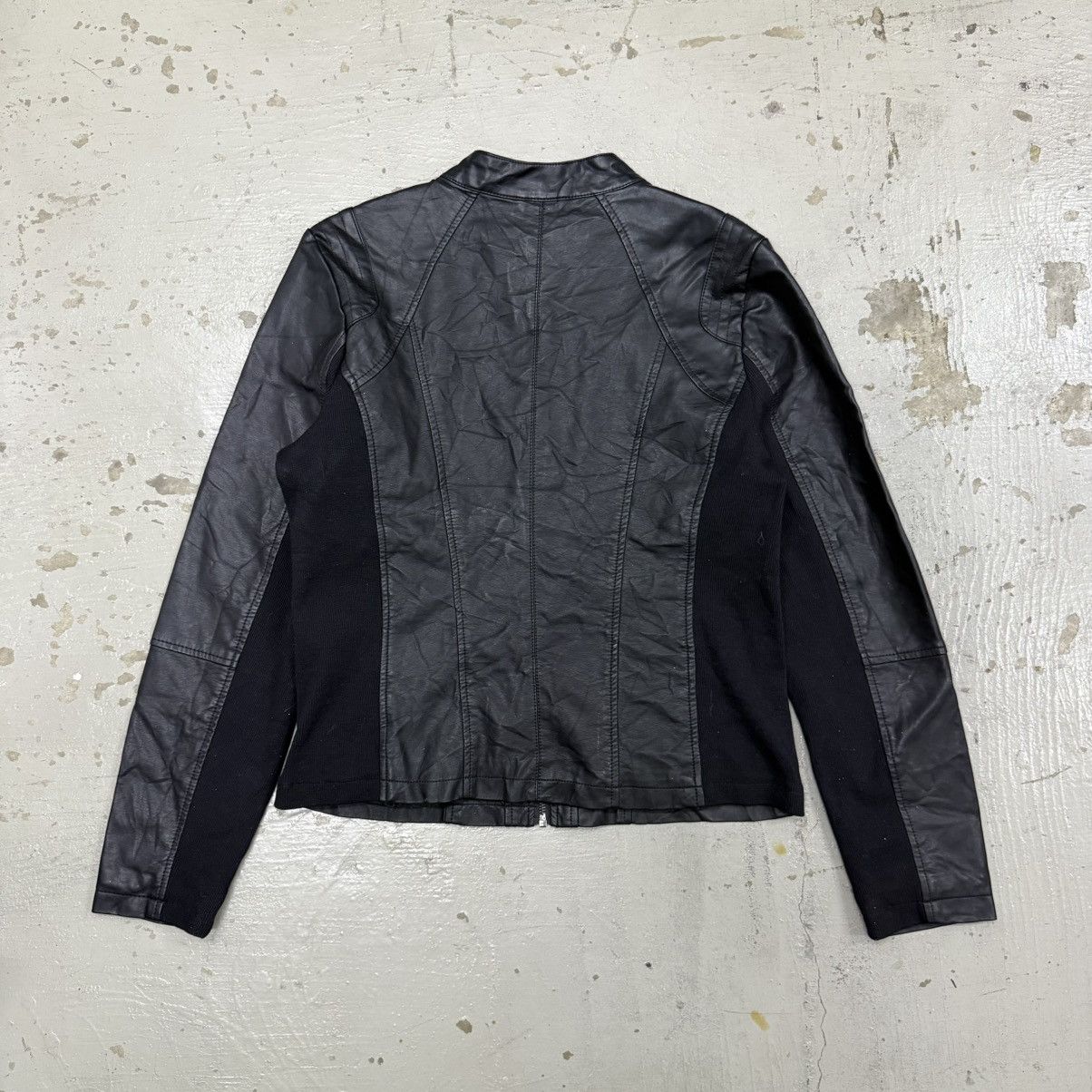 If Six Was Nine Leather Biker Jacket LGB Style Size US M / EU 48-50 / 2 - 6 Thumbnail