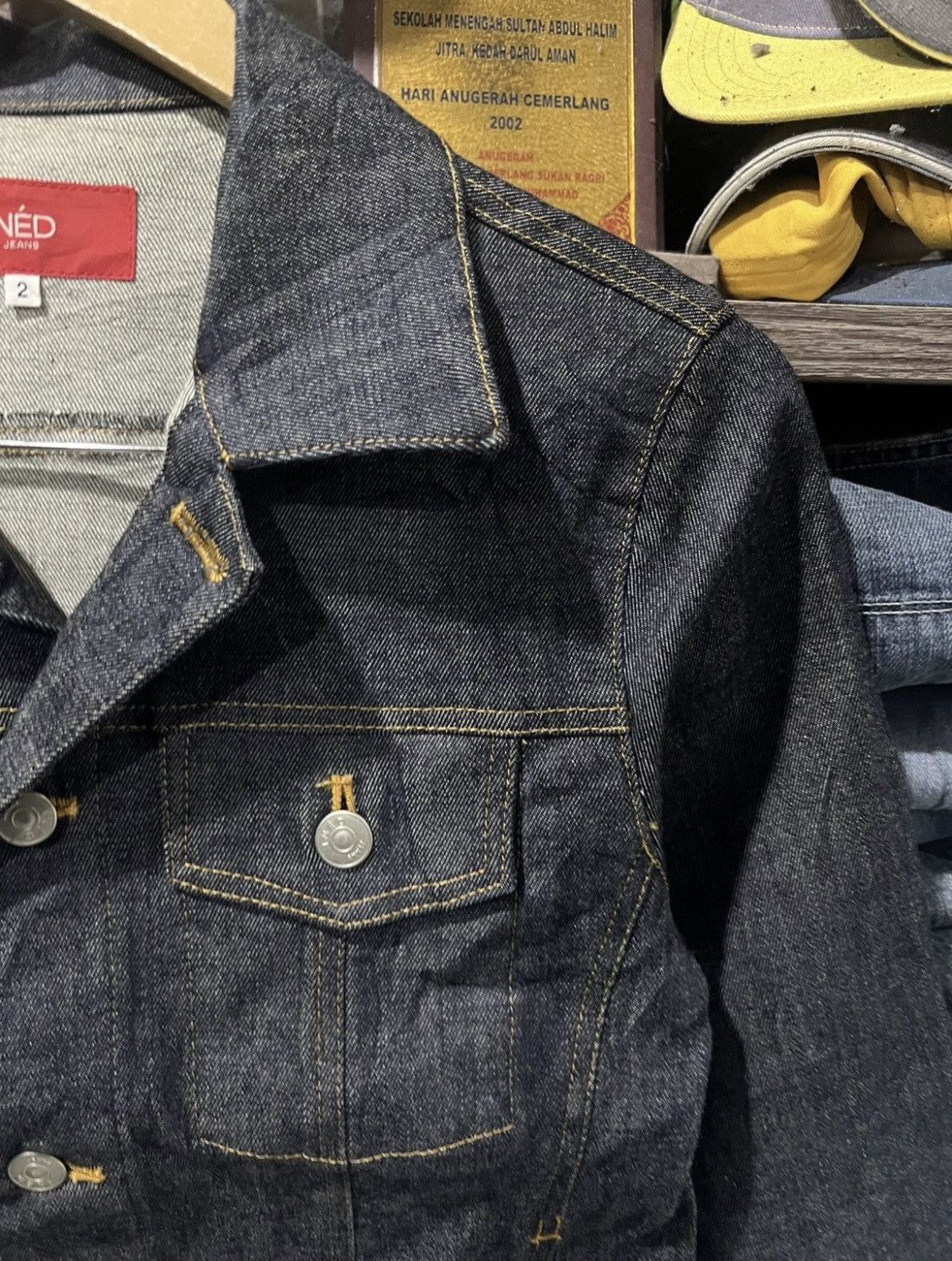 Yohji Yamamoto 🔥Inéd Jeans Yohji Yamamoto Denim Jacket Size S / US 4 / IT 40 - 7 Thumbnail