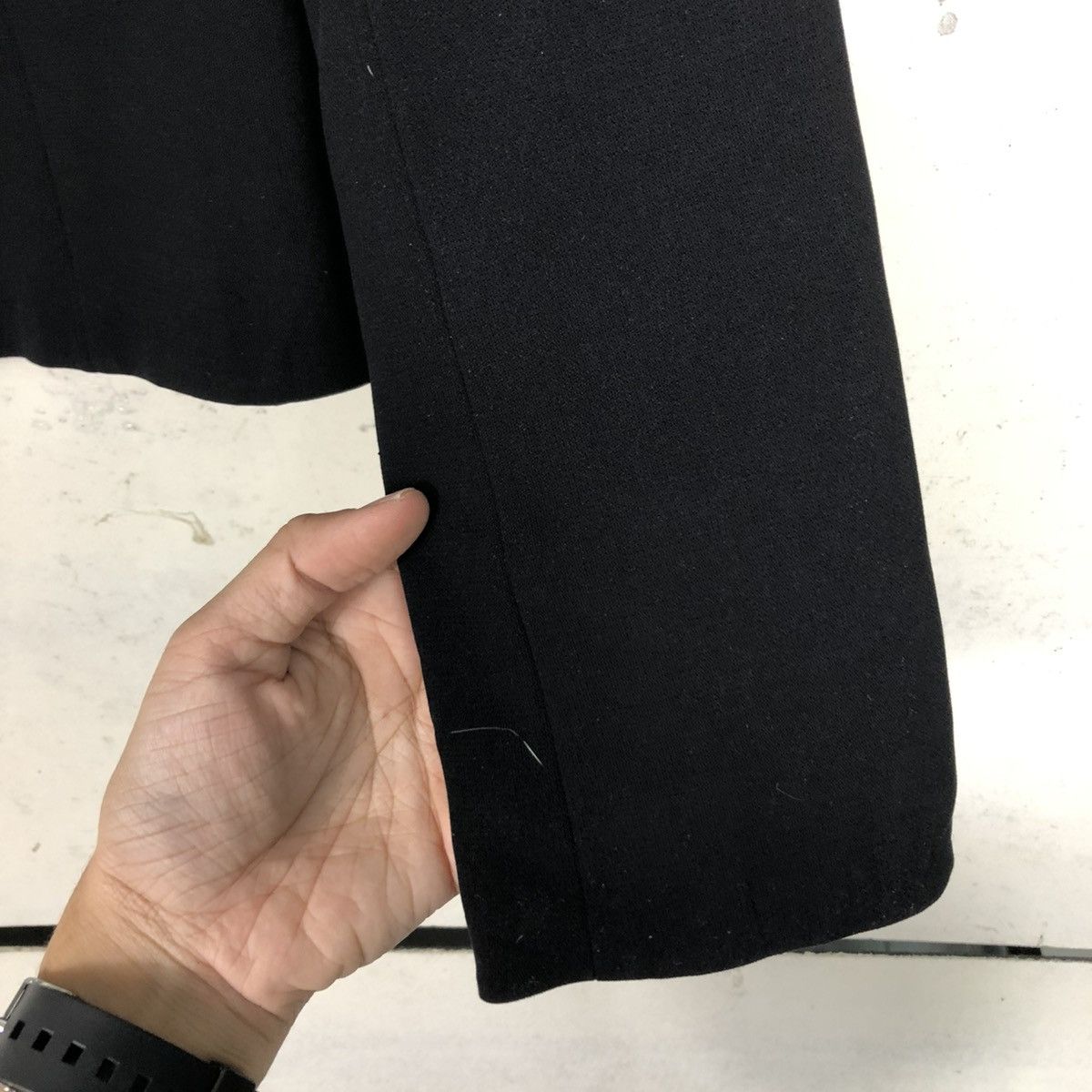Japanese Brand 🔥CROPPED WOOL JACKET ATSUKI ONISHI NOIR YOHJI YAMAMOTO Size M / US 6-8 / IT 42-44 - 16 Thumbnail