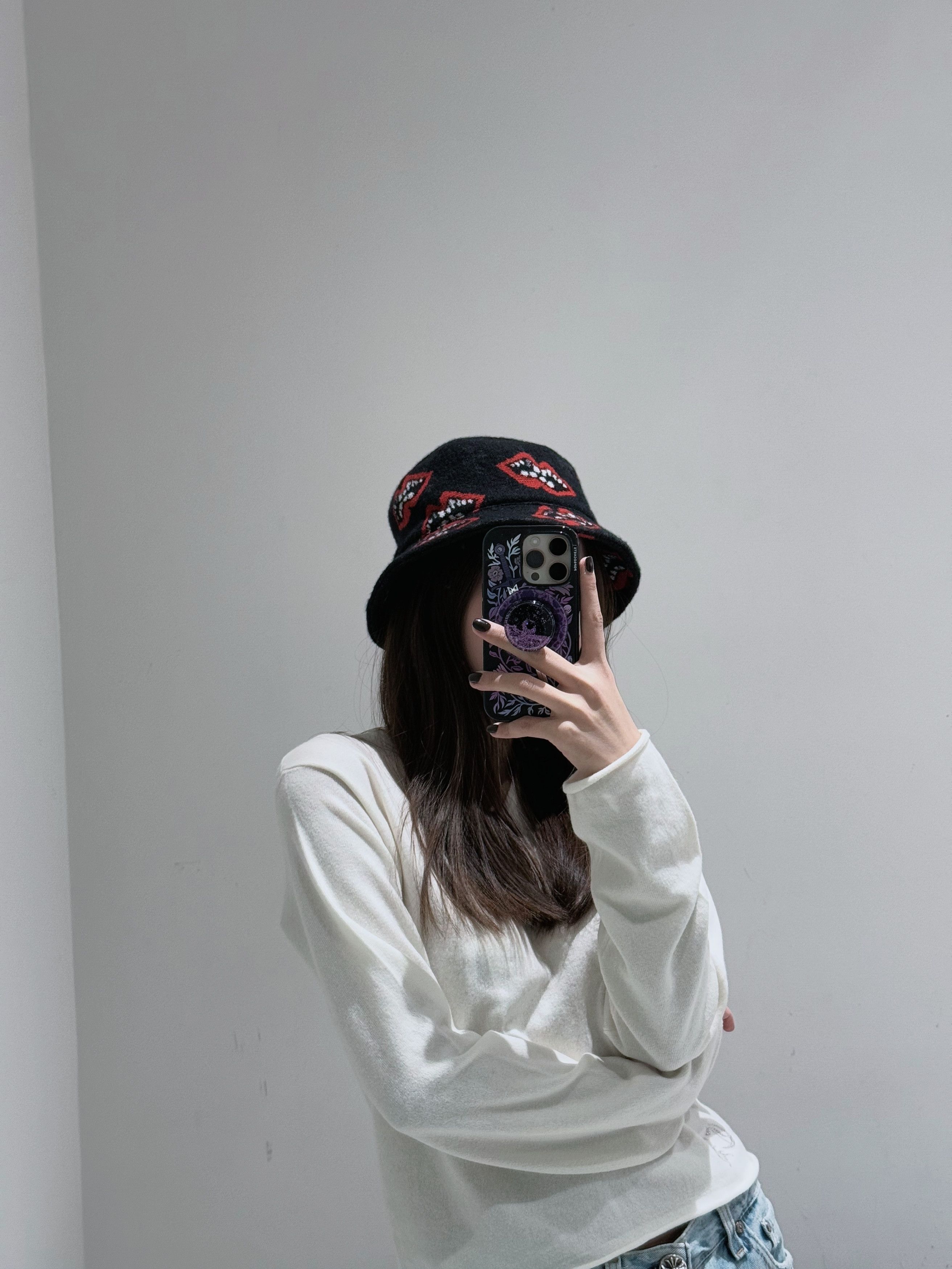 Chrome Hearts Chrome Hearts Matty Boy Chomper Cashmere Bucket Hat Size ONE SIZE - 12 Thumbnail