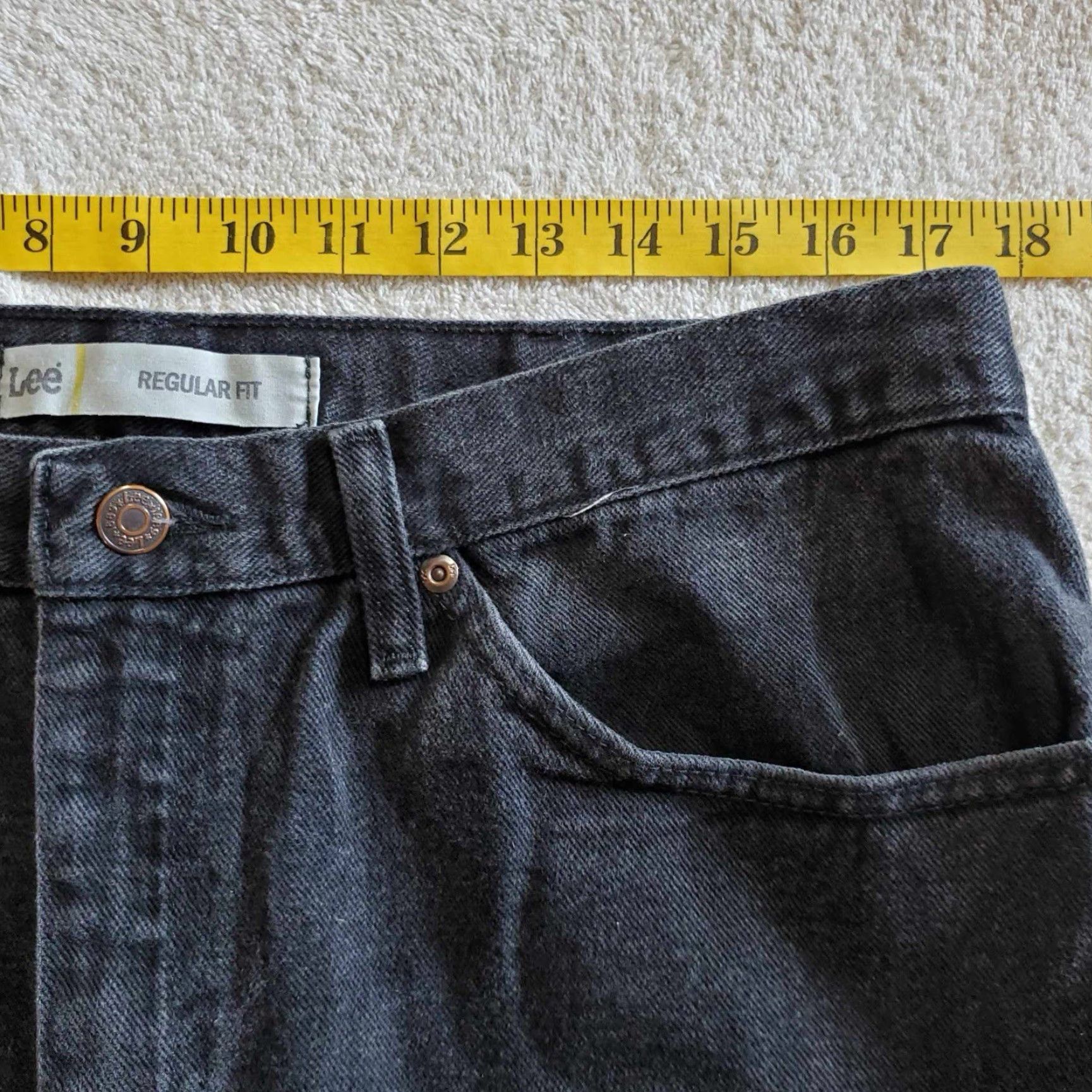 Lee Lee Jeans Regular Fit Black 34 X 28 Size US 34 / EU 50 - 5 Thumbnail