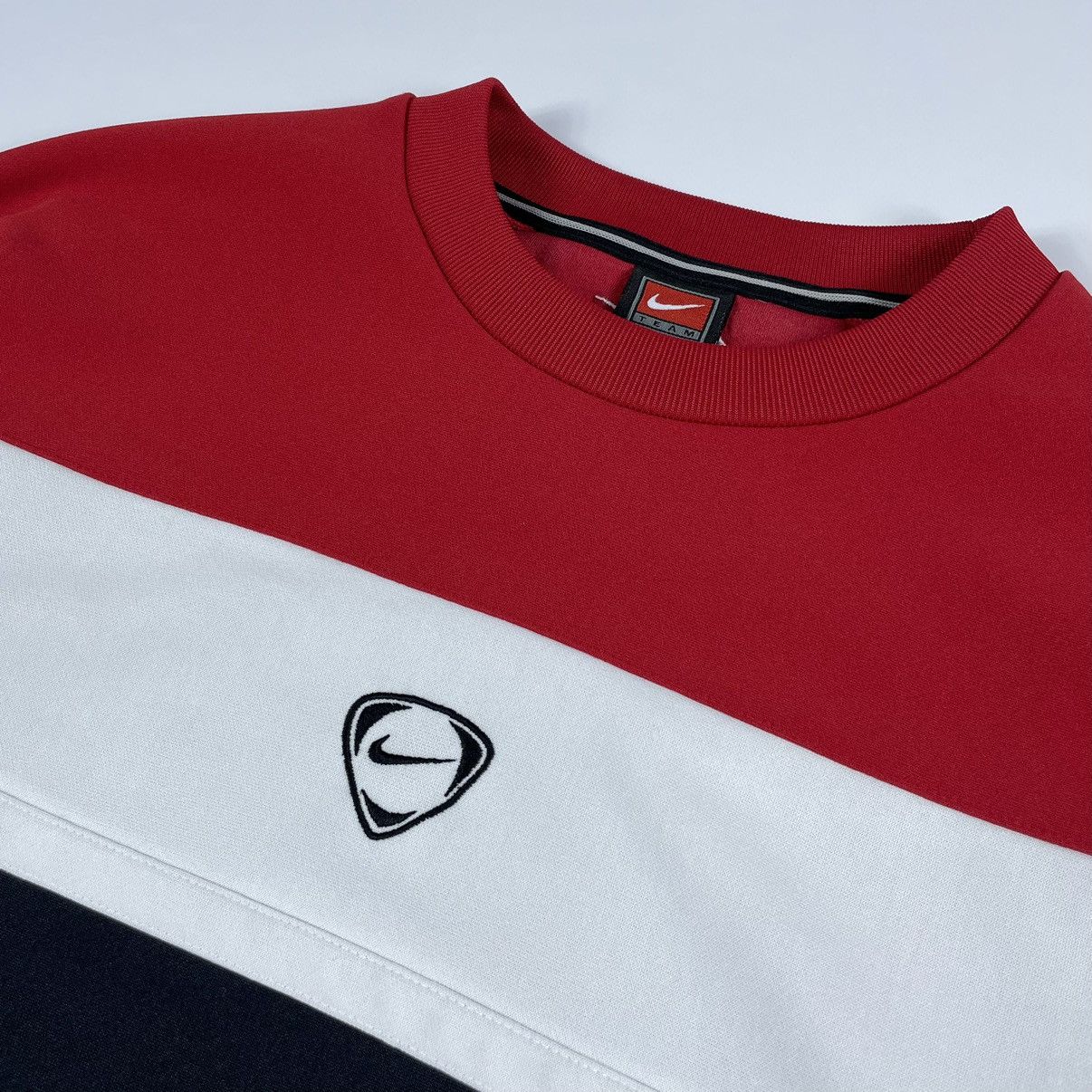 Nike × Vintage Vintage Nike Team Sweatshirt Center Swoosh Size US S / EU 44-46 / 1 - 5 Thumbnail