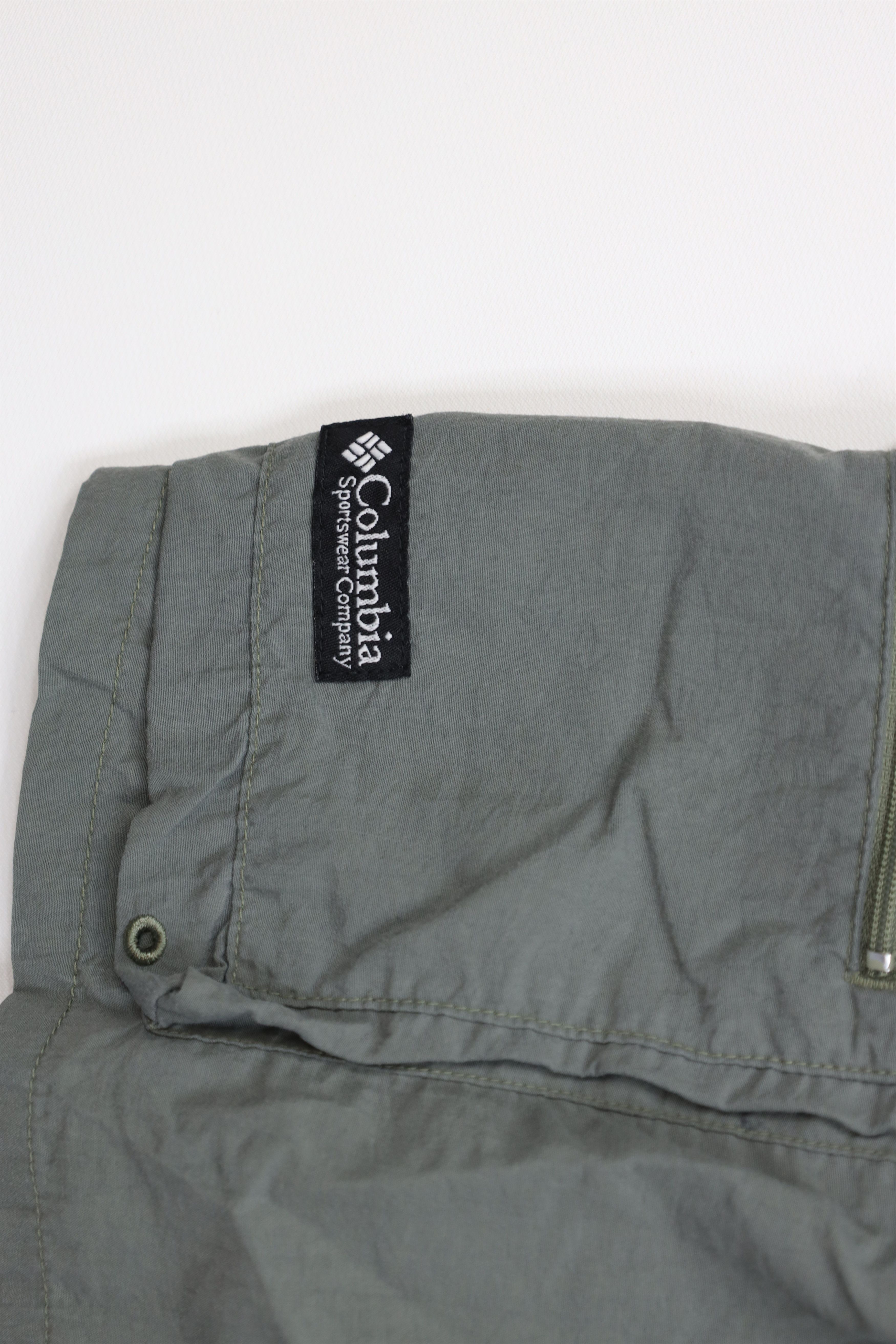 Columbia Vintage 90s Columbia Spell Belted Lined Cargo Shorts Green Size US 34 / EU 50 - 5 Thumbnail