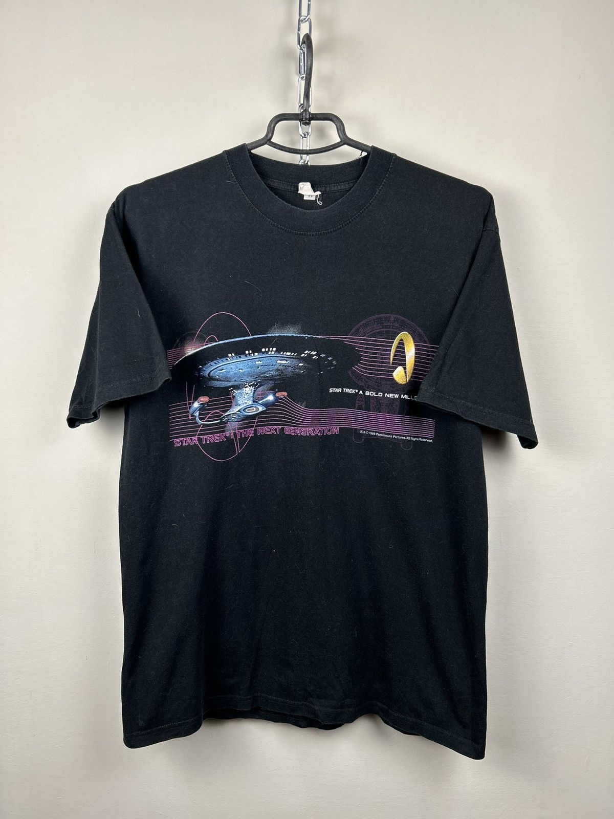 Vintage Vintage 1999 Star Trek Enterprise T-Shirt Sci Fi Science Size US M / EU 48-50 / 2 - 1 Thumbnail