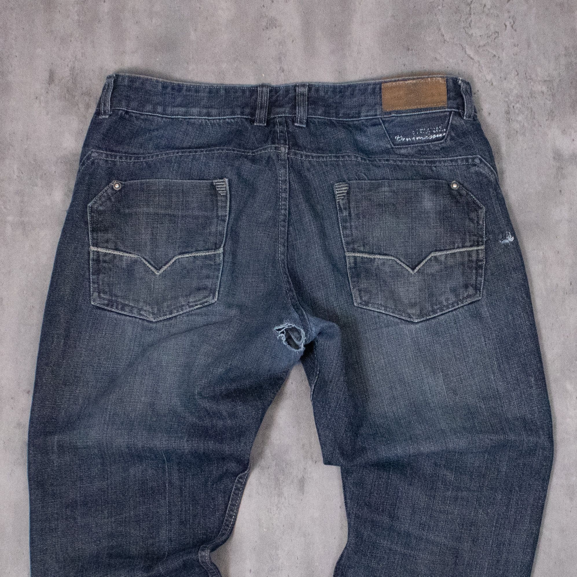 Other Y2K 2000's Smog Baggy Relax Fit Carrot Fit Indigo Denim Size US 36 / EU 52 - 14 Thumbnail