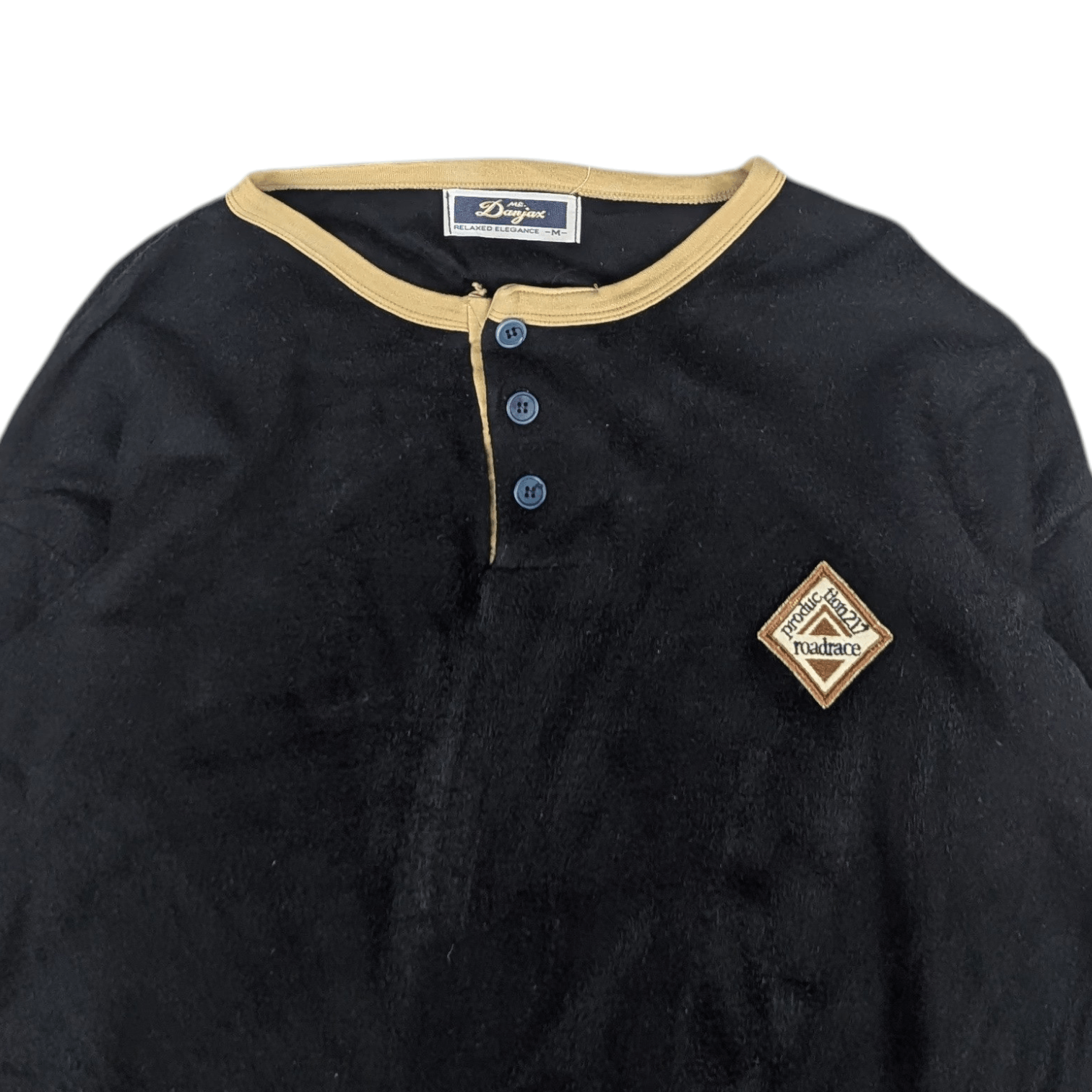 Japanese Brand Vintage 90's MR DANJAX Velvet Fleece Sweatshirt Size US S / EU 44-46 / 1 - 5 Thumbnail