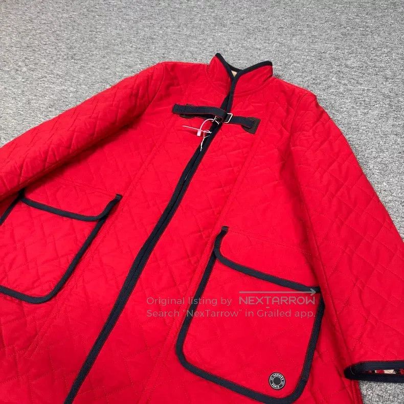 Hermes Hermes Red Quilted Winter Coat Size XXS / US 00 / IT 34 - 3 Thumbnail