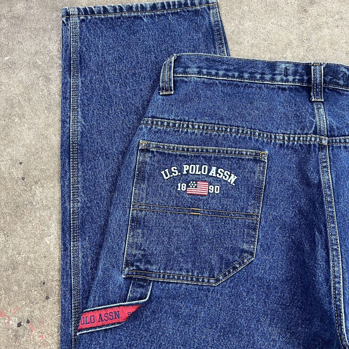 U.S. Polo Assn. × Vintage Vintage U.S. Polo Assn. Carpenter Jeans Size US 38 / EU 54 - 2 Thumbnail