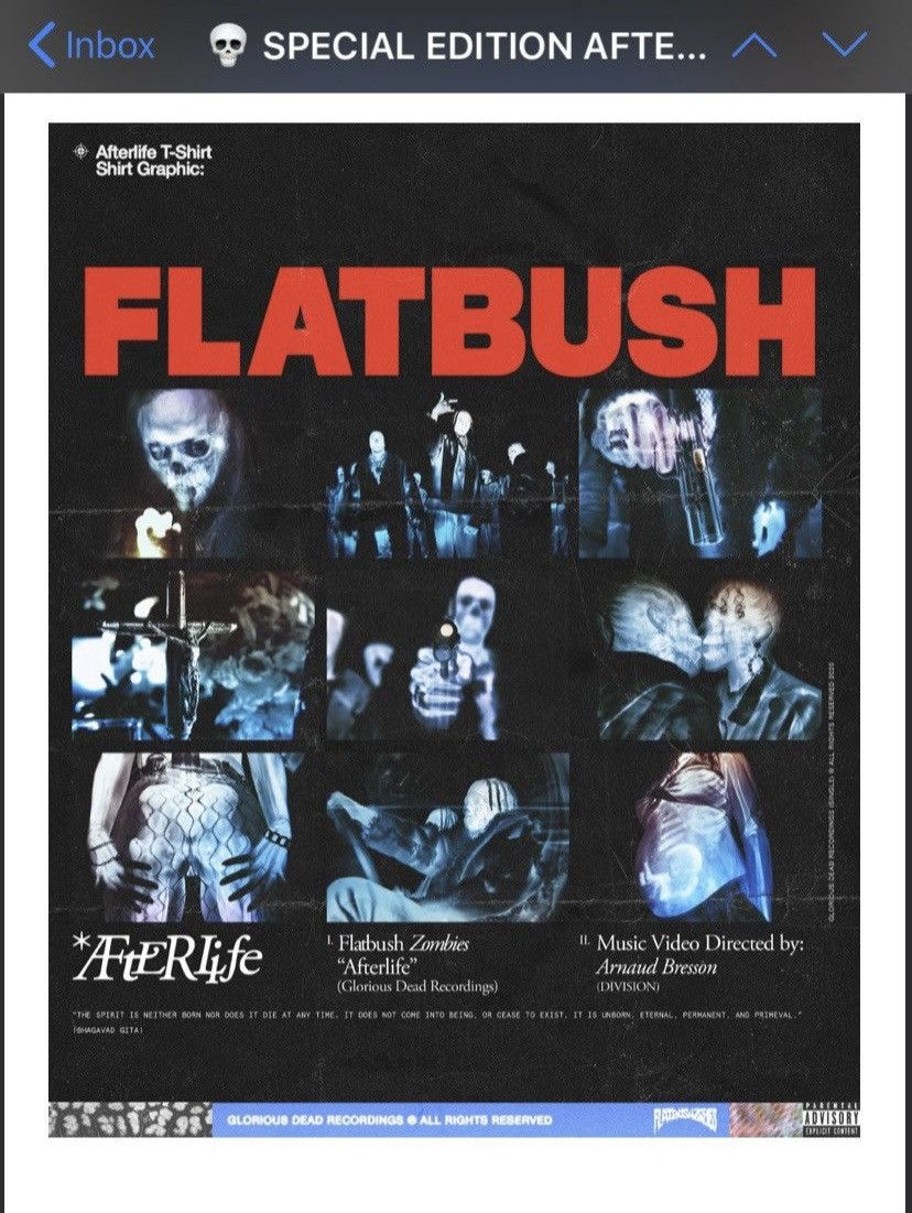 Flatbush Zombies Flatbush Zombies Afterlife Tee Size US M / EU 48-50 / 2 - 2 Thumbnail