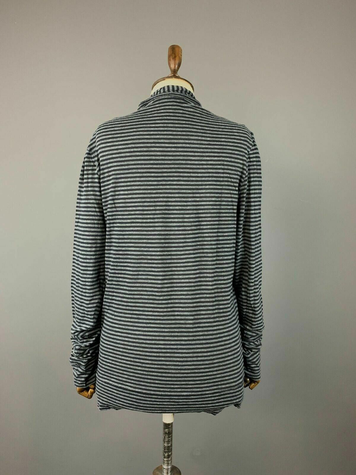 Neil Barrett Neil Barrett Black Striped Crew Neck Pullover Sweater Size L Size L / US 10 / IT 46 - 5 Thumbnail