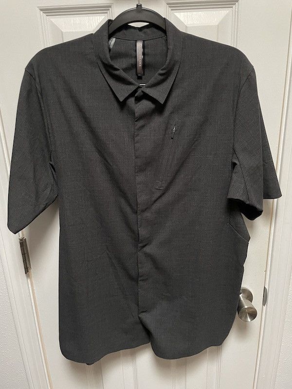 トップス veilance HAEDN LT SS SHIRT HAEDN-LT-SS-SHIRT--GRAPHITE-