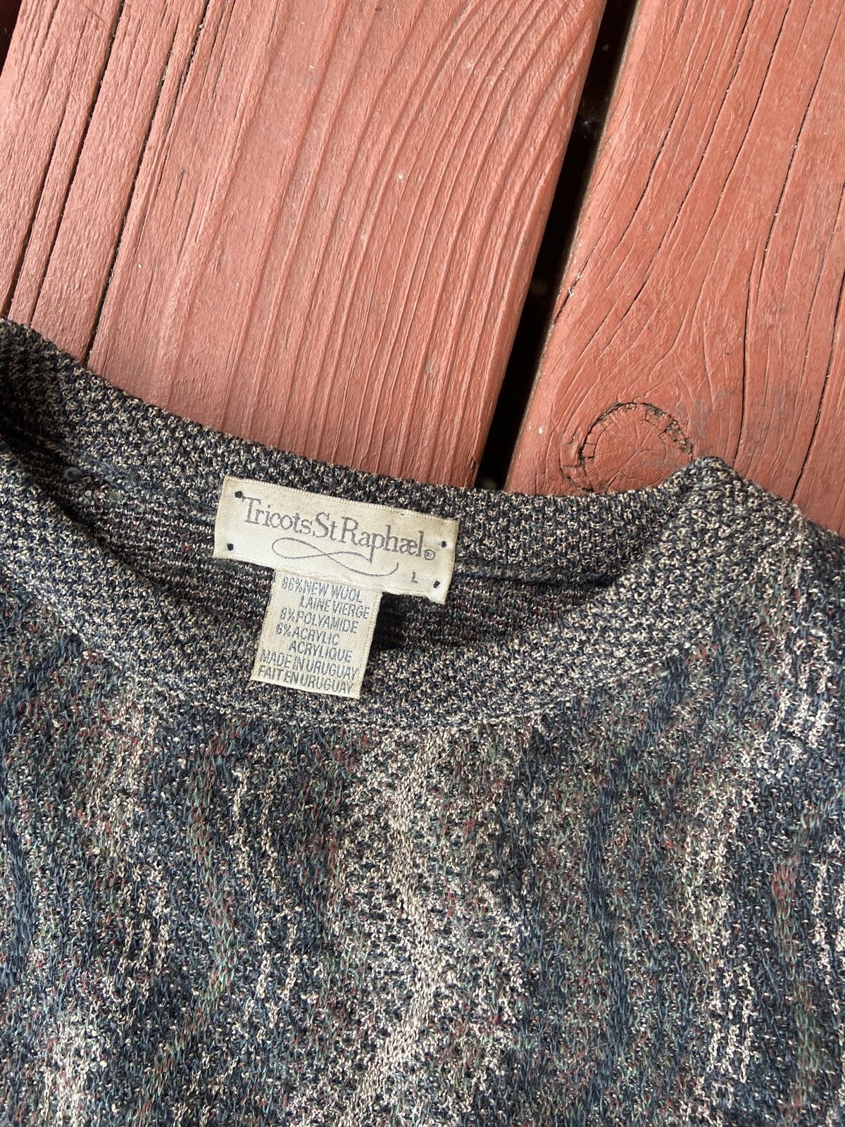 Vintage Vintage knit sweater Size US L / EU 52-54 / 3 - 3 Thumbnail