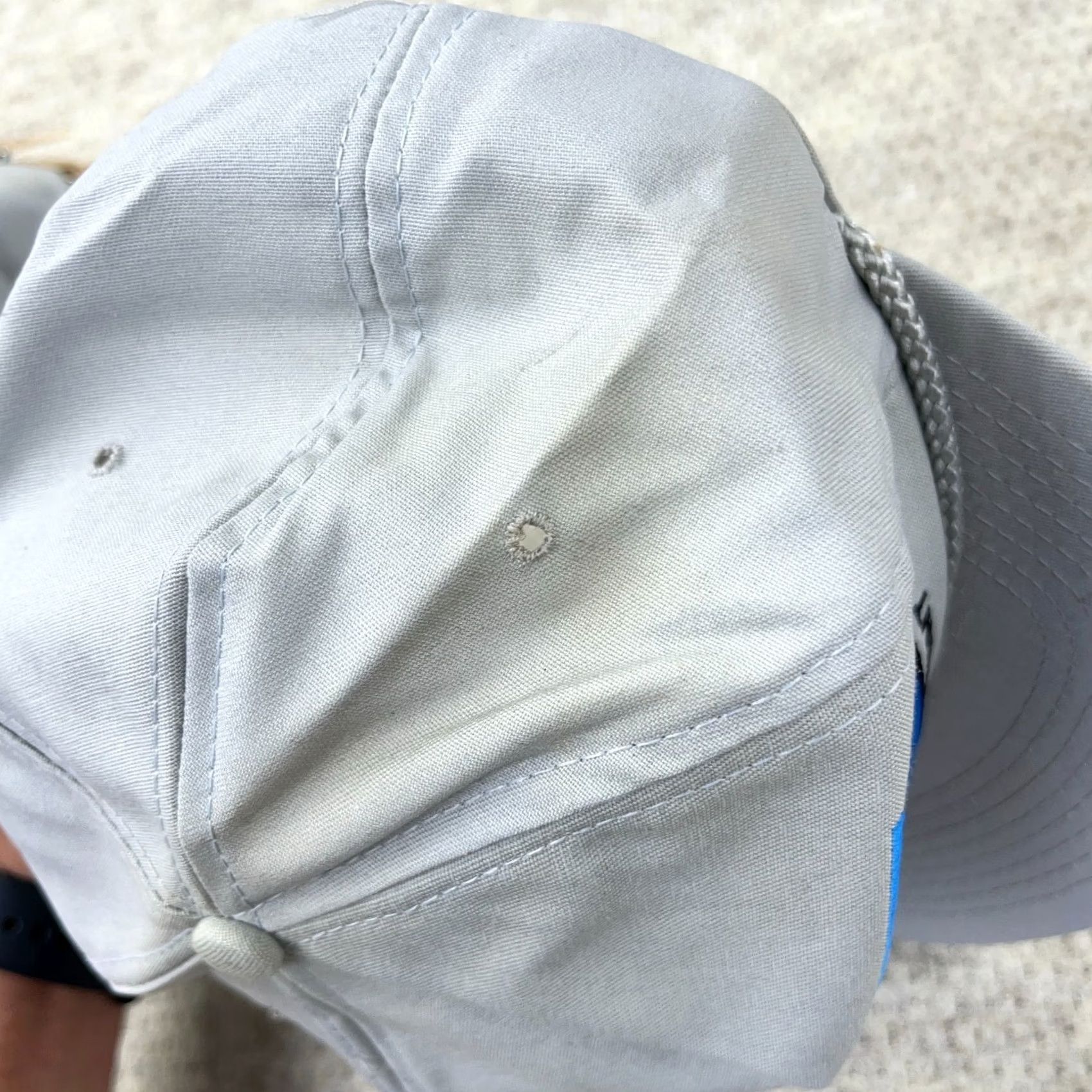 Roper VINTAGE Carolac Trucker Hat Cap Snapback Rope Made In USA Gray 80s 90s Farm Dairy E24 Mens Size ONE SIZE - 6 Thumbnail