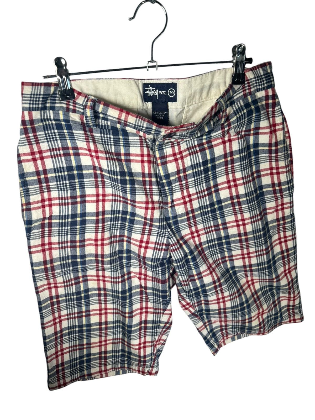 Stussy × Vintage Vintage Stussy Plaid Shorts | Grailed