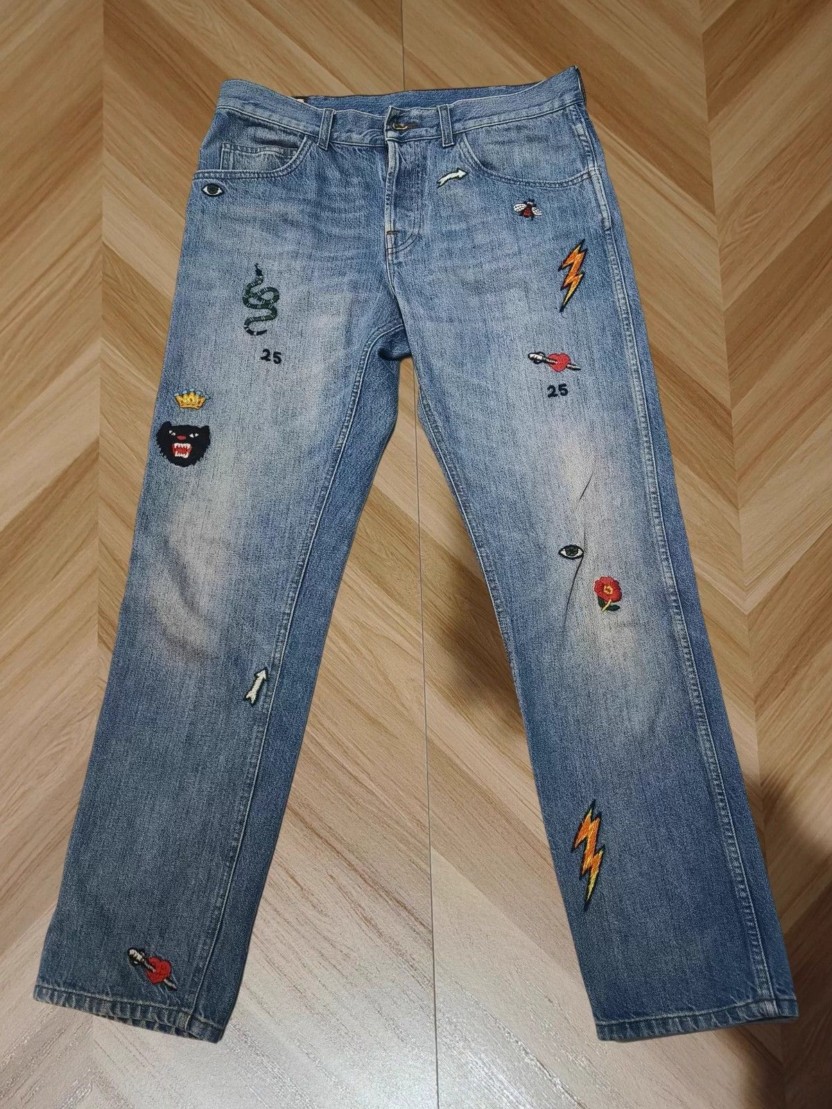 Gucci 98% New Gucci Denim Jeans - Size 34 Size 34" / US 12 / IT 48 - 1 Thumbnail