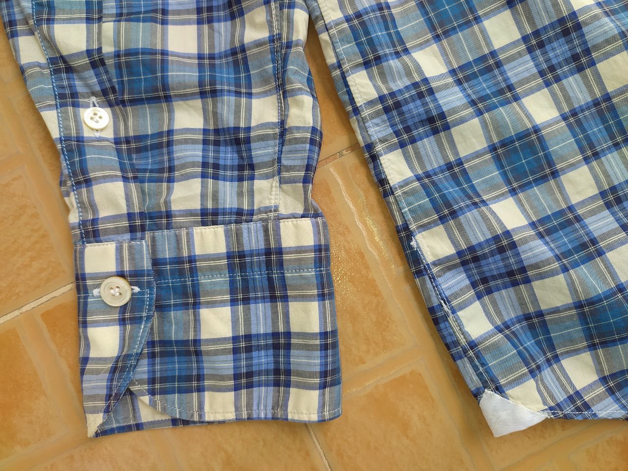 Finamore FINAMORE NAPOLI BUTTON UP CHECKED SHIRT SIZE S Size US S / EU 44-46 / 1 - 5 Thumbnail
