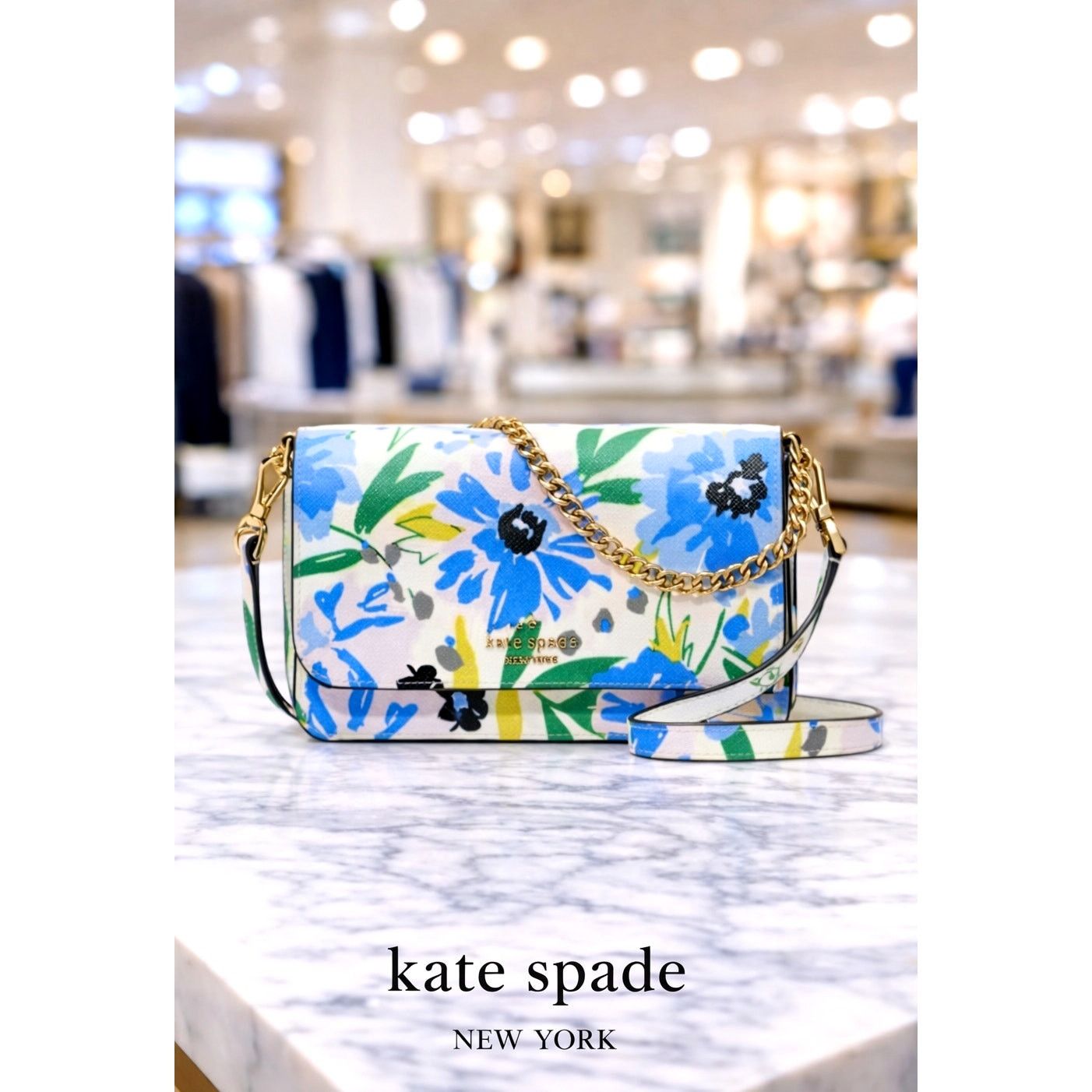 Kate Spade Kate Spade Madison Floral Willow Mini Crossbody Cream Multi Size ONE SIZE - 1 Thumbnail