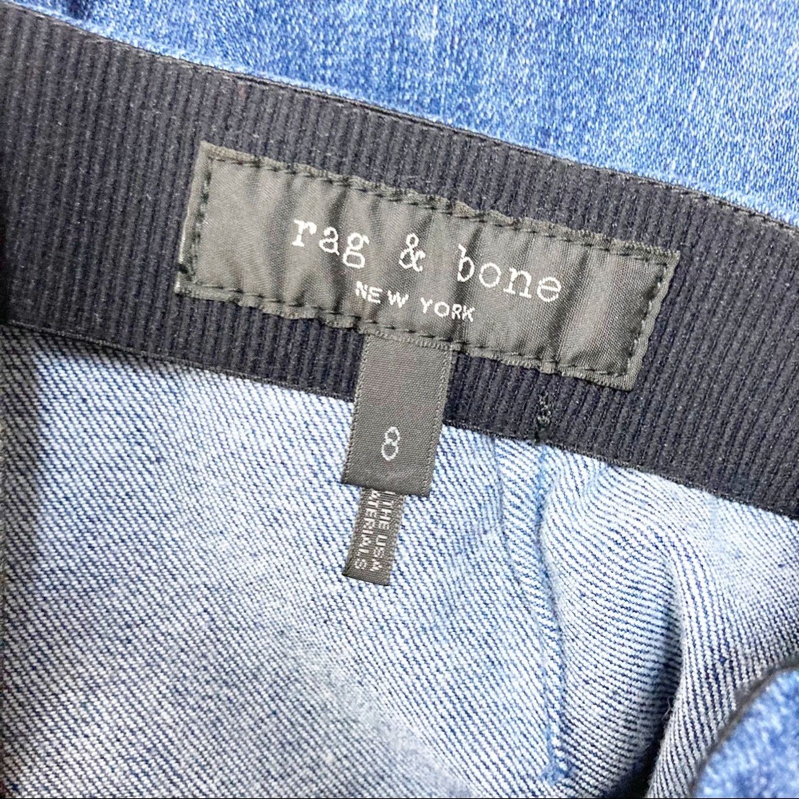 Rag & Bone Rag & bone hina high waist kick crop jeans Size 30" / US 8 / IT 44 - 3 Thumbnail