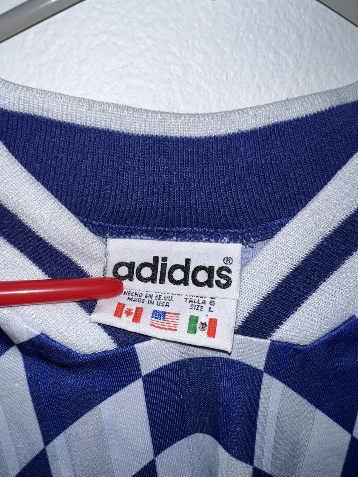 Adidas × Vintage Vintage Adidas Soccer Jersey Size US L / EU 52-54 / 3 - 2 Thumbnail