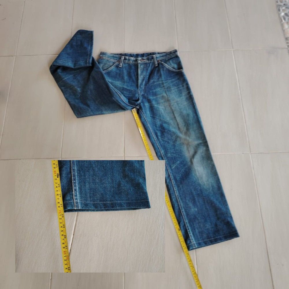 Wrangler Vintage Wrangler Blue Bell Selvedge Blue Denim Jeans M1112 Size US 33 - 17 Thumbnail