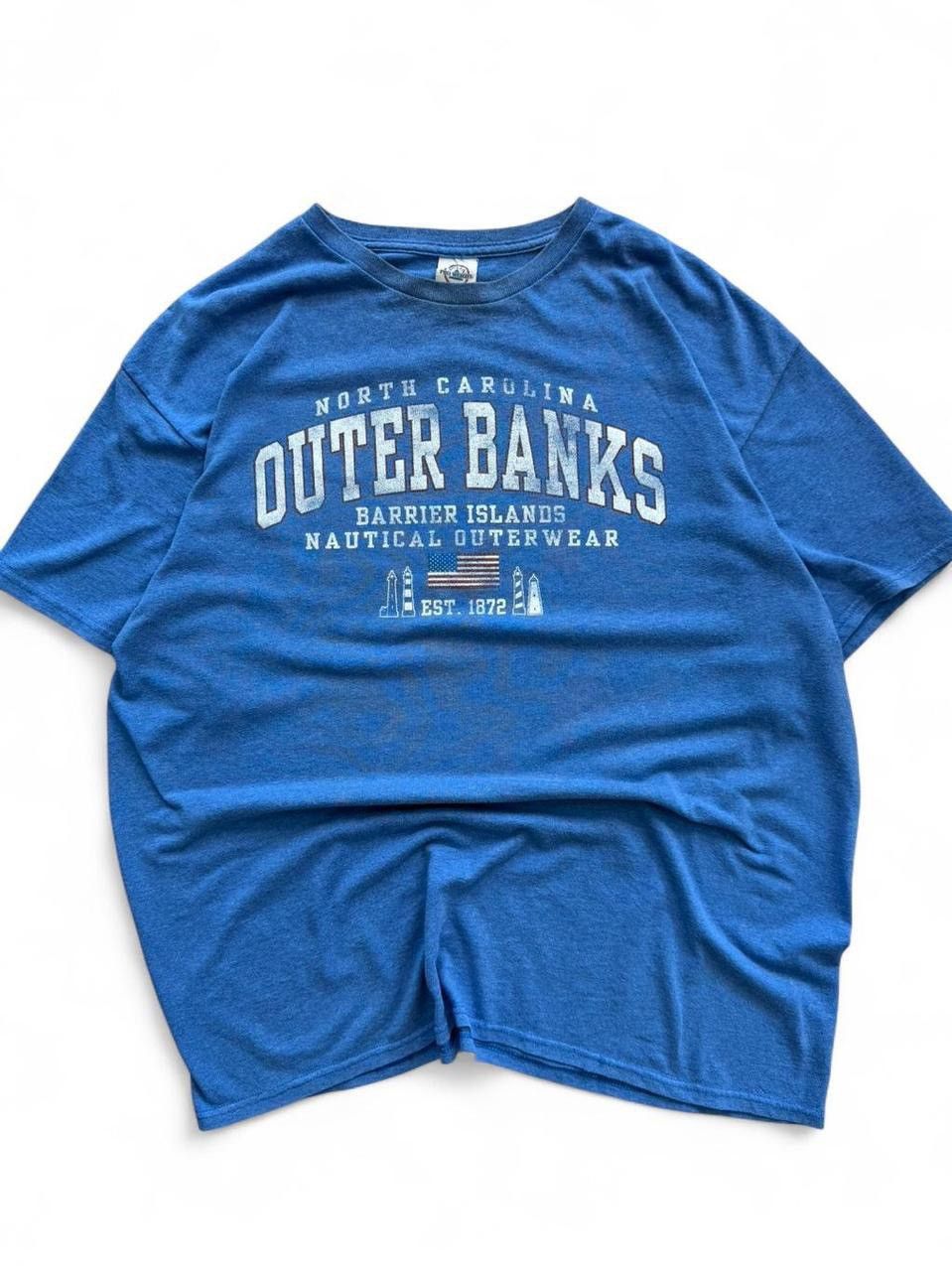 Delta Vintage Outer Banks North Carolina Travel Environmental Tee Size US XL / EU 56 / 4 - 1 Thumbnail