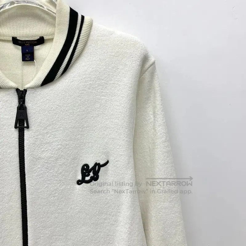 Louis Vuitton Louis Vuitton White Wool Women's Jacket . Size L / US 10 / IT 46 - 3 Thumbnail