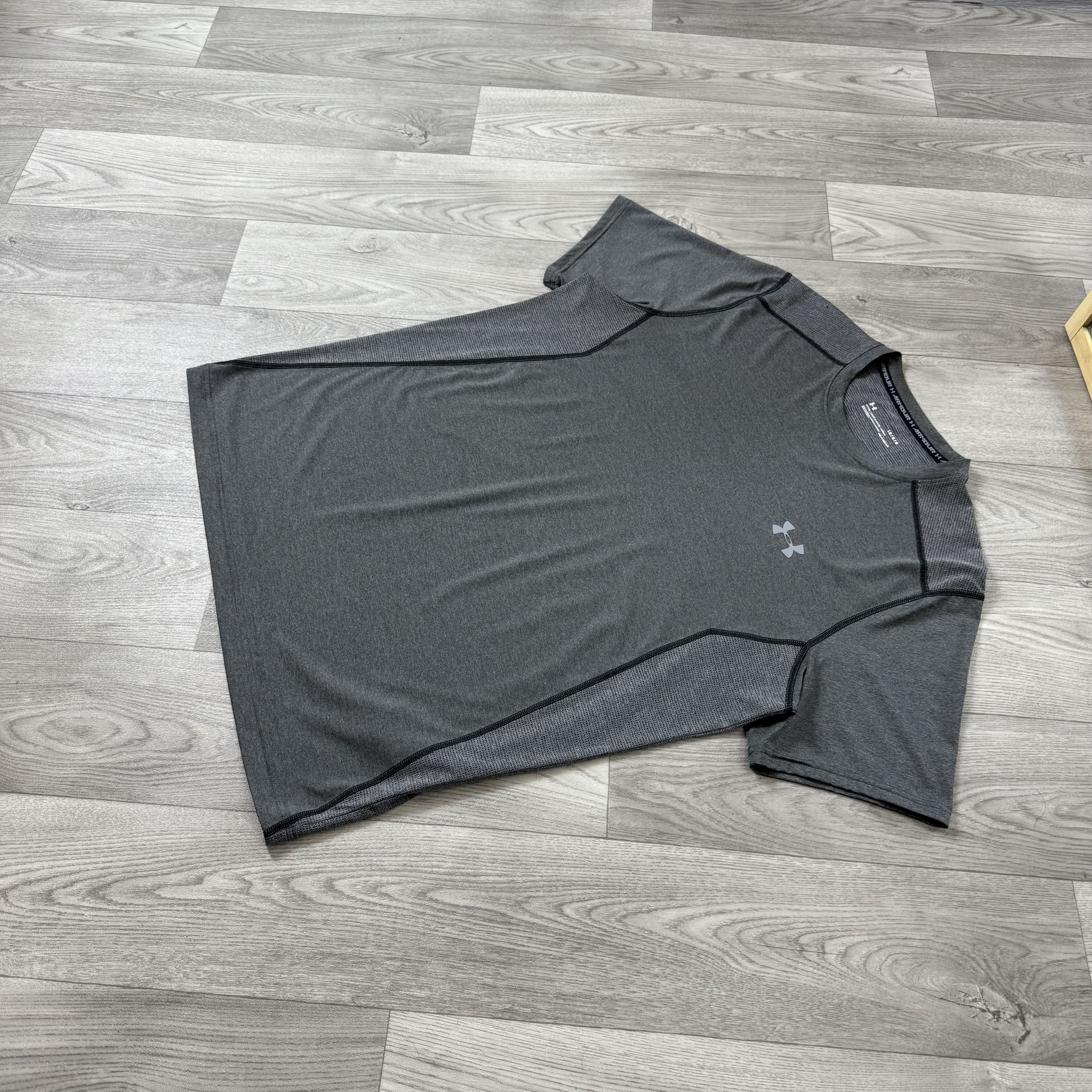 Under Armour Under Armour Heatgear Grey Tee Shirt L Size US L / EU 52-54 / 3 - 5 Thumbnail