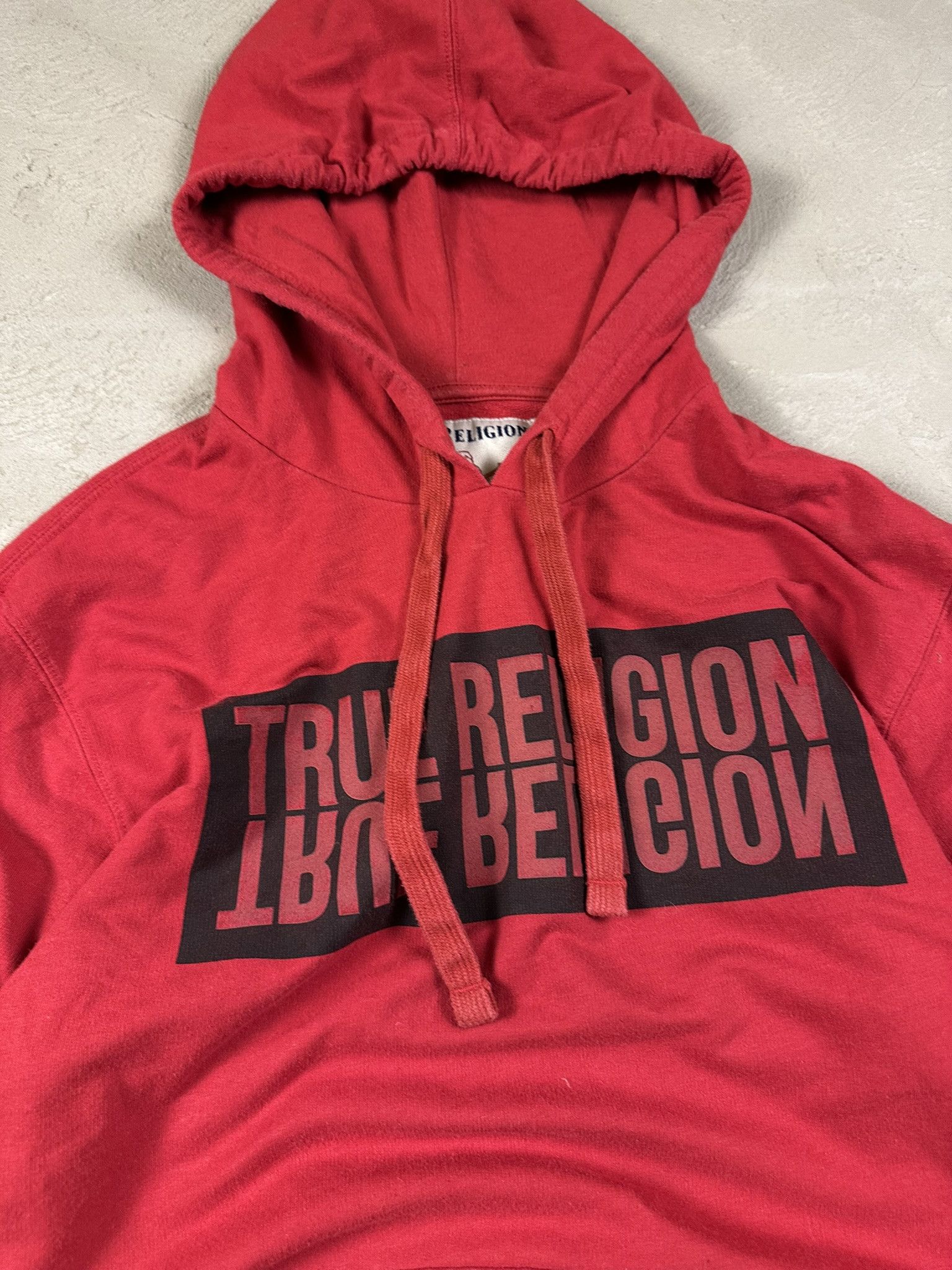 True Religion Vintage Y2k True Religion Spellout Logo Hoodie Size US L / EU 52-54 / 3 - 8 Thumbnail