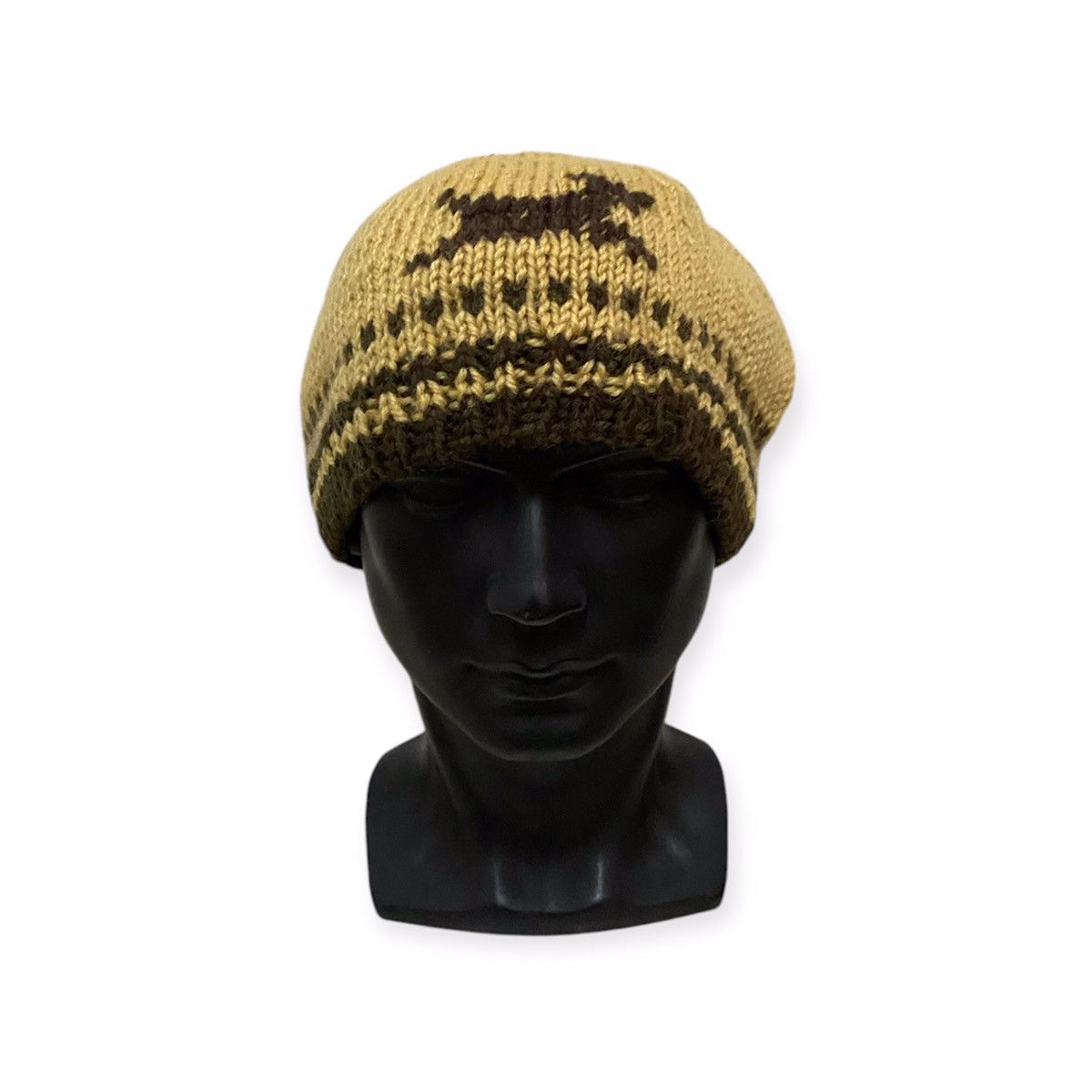 Japanese Brand Japanese Brand Navajo Design Beanie Hat Size ONE SIZE - 1 Thumbnail