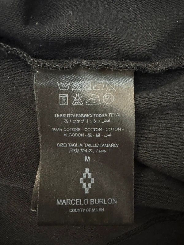 Marcelo Burlon Marcelo Burlon Country of Milan Wolf Orange Black size M Size US M / EU 48-50 / 2 - 6 Thumbnail