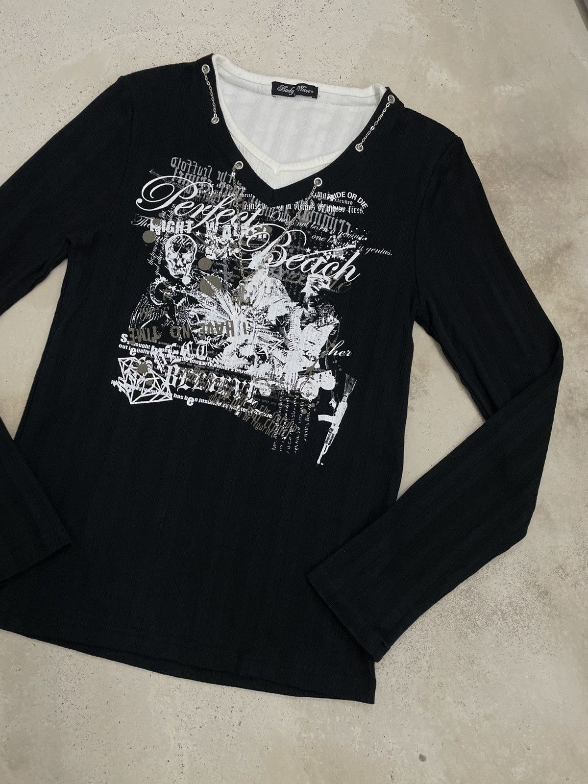 Affliction Body Wave Layered Y2K Bondage Chain Punk Fashion Affliction Size US S / EU 44-46 / 1 - 4 Thumbnail